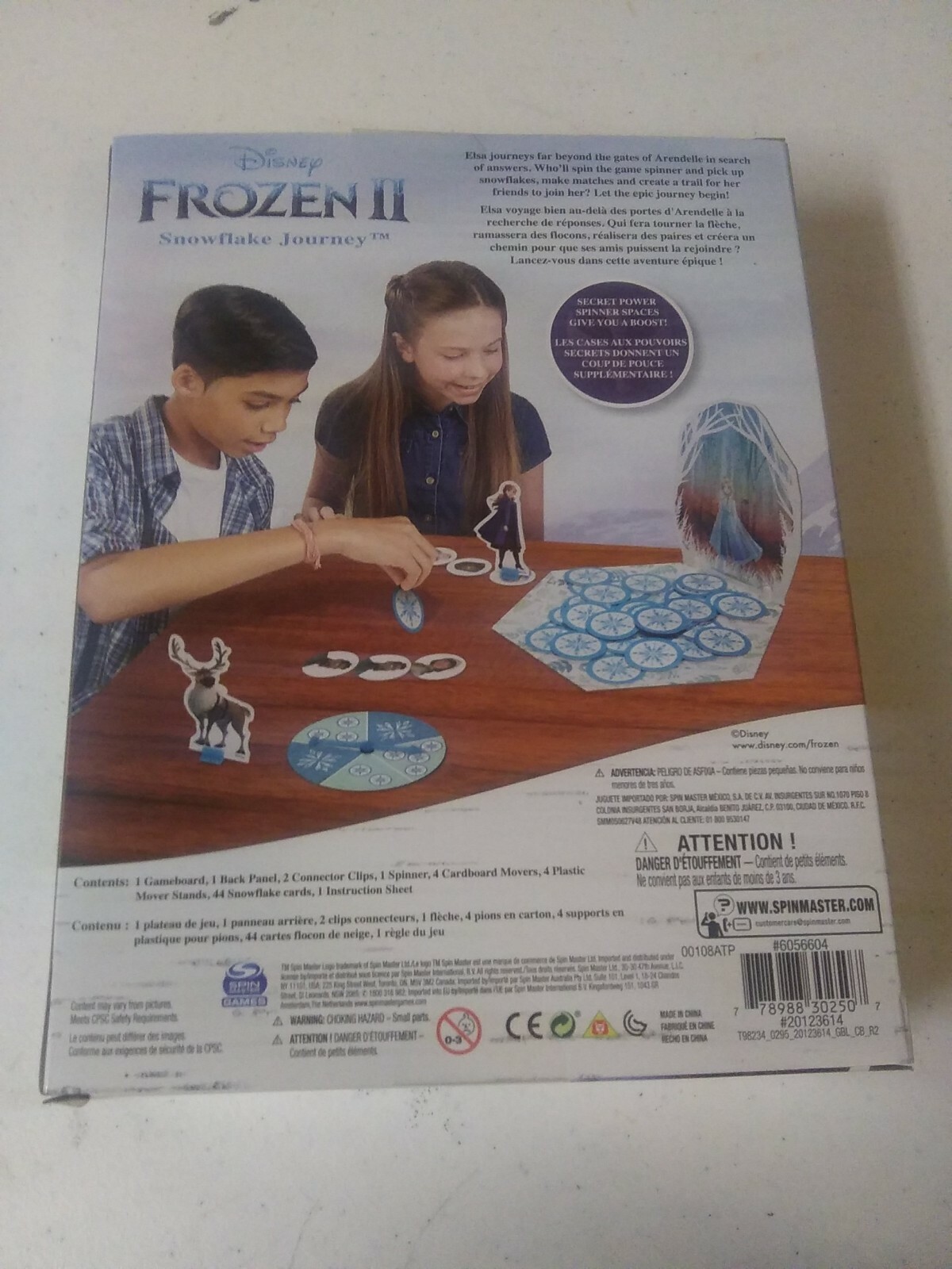 ✔️Disney Frozen 2 Snow Flake Journey Game Create A Trail Of Card Pairs Lot#69