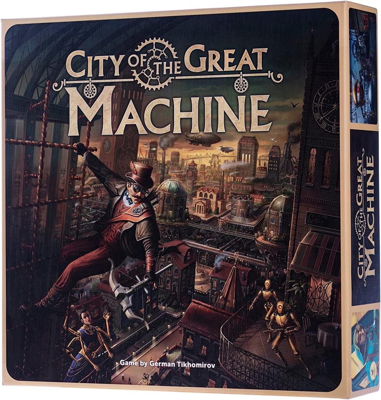 CrowD Games | City of The Great Machine Board Game | 1-4 Players | Ages 14 an…