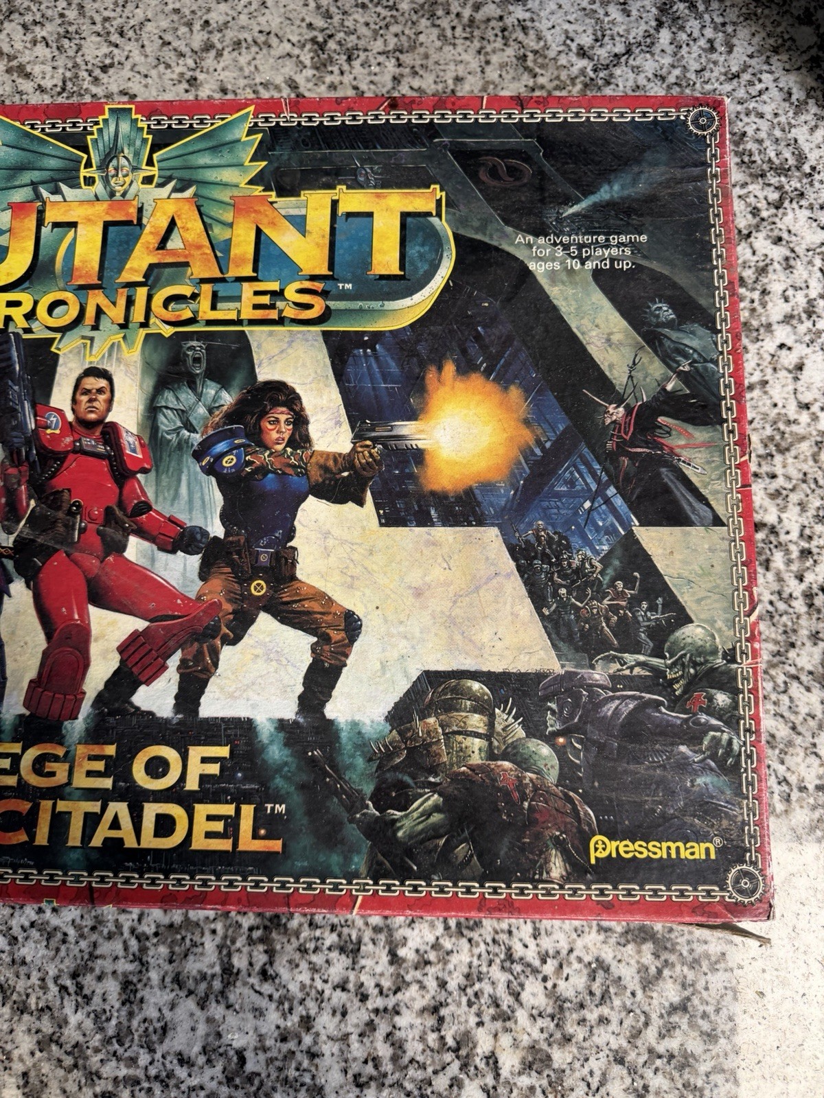 COMPLETE Mutant Chronicles Siege Of The Citadel 1993 Board Game OOP Pressman