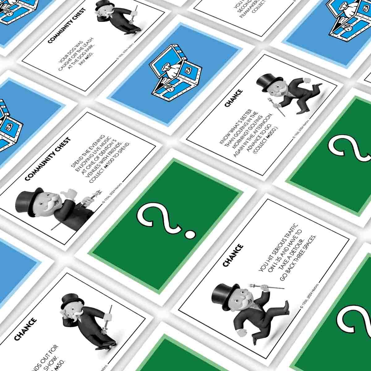 Denton, TX Monopoly Board Game