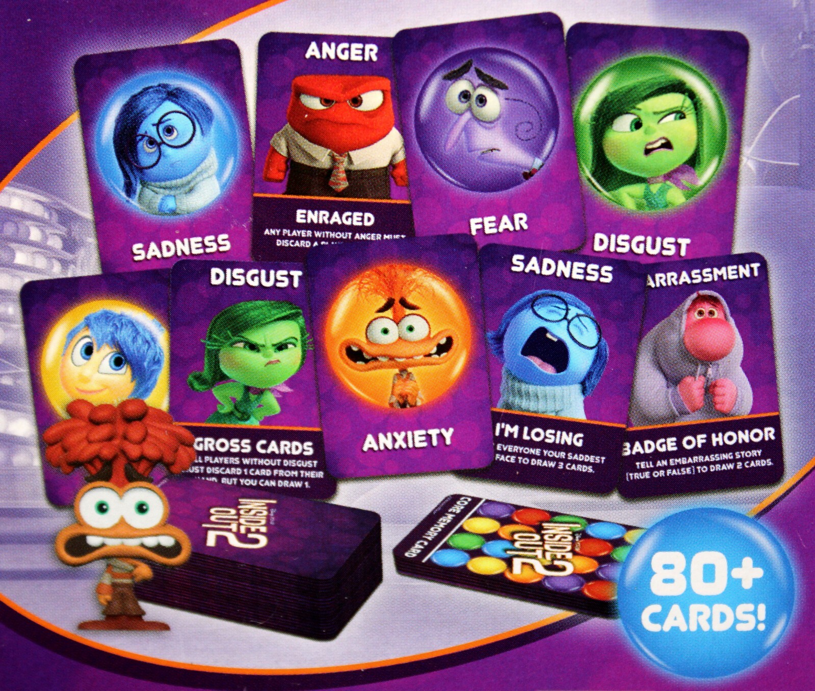 Just Play Disney Pixar Inside Out 2 Mixed-Up Emotions Card Game BNIB