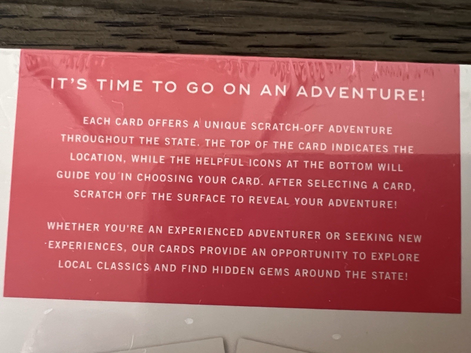 RIO MARYLAND Adventure Bucket List Hidden Gem 50 Scratch-Off Cards – NEW SEALED