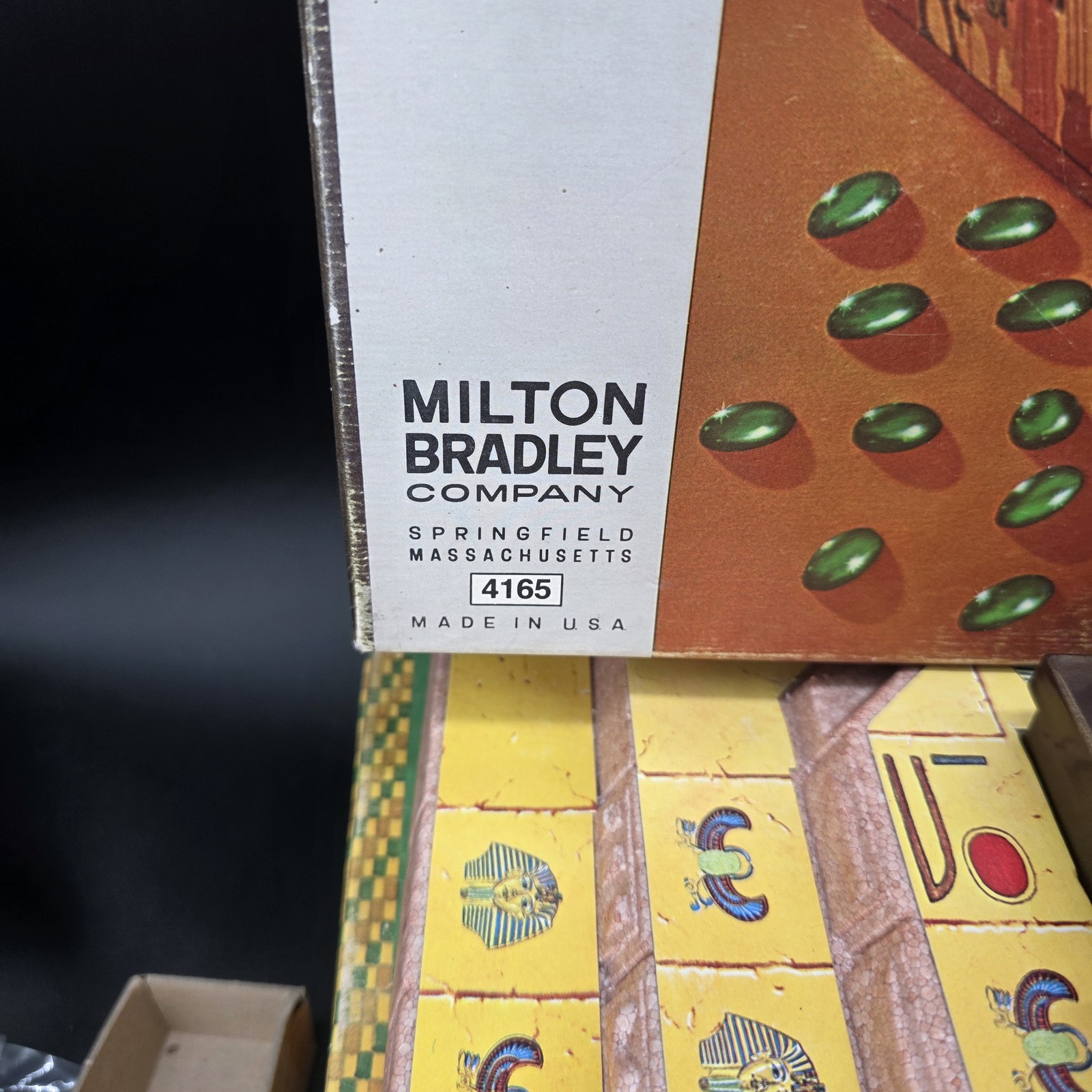 Vintage 1971 Milton Bradley Voice of the Mummy Electronic Board Game Green Gems