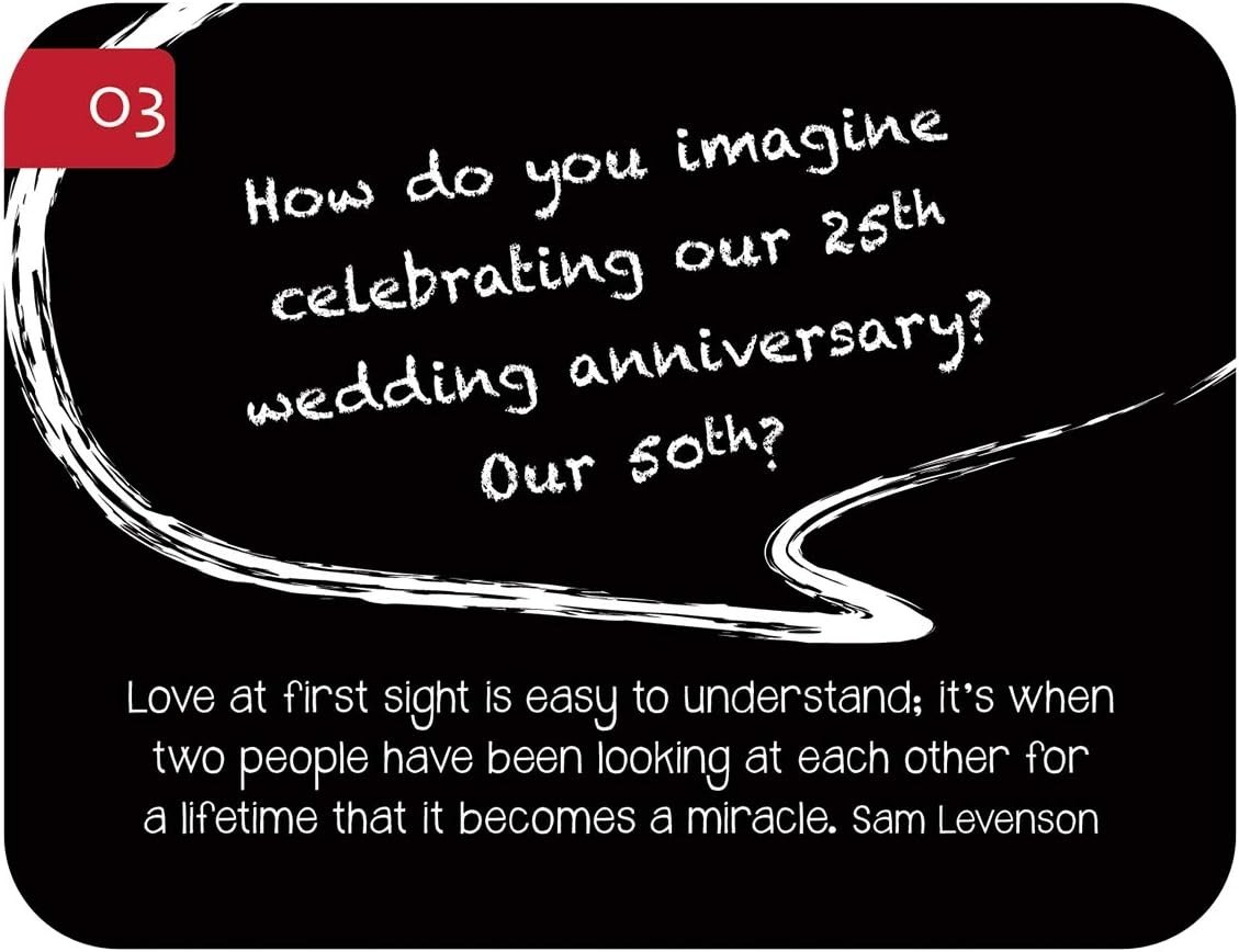 88 Great Conversation Starters For Husbands And Wives “ Romantic Card Game For