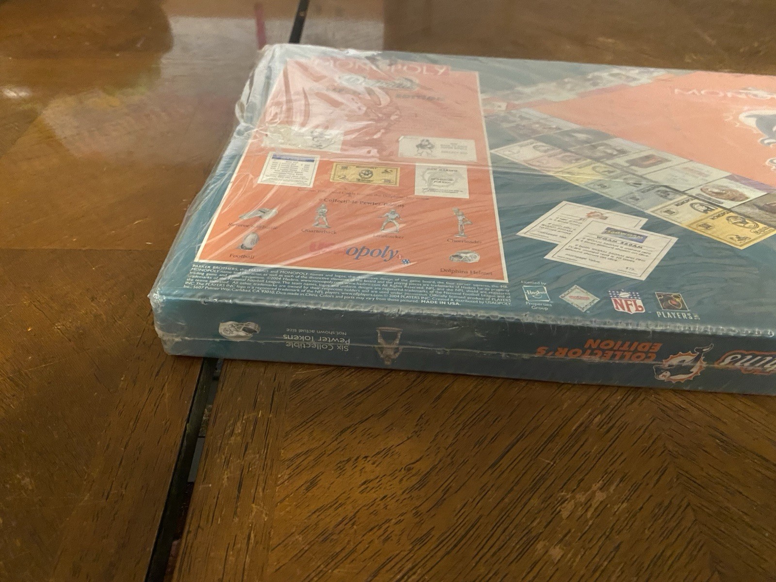 National Football League Miami Dolphins Collectors Edition Monopoly 2004 Sealed