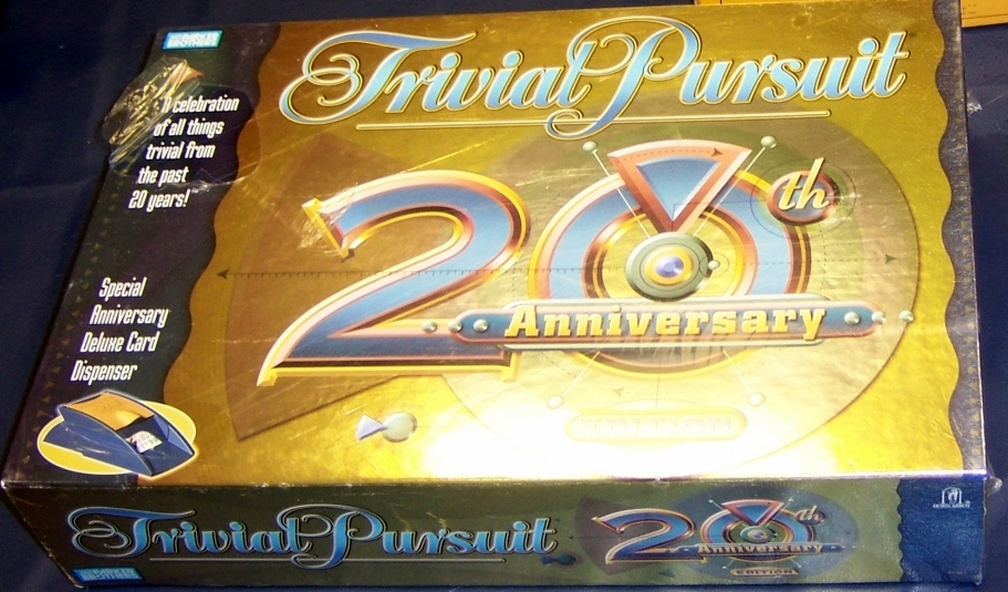 Trivial Pursuit 20th Anniversary Edition Hasbro Parker Brothers MISB New Mint *