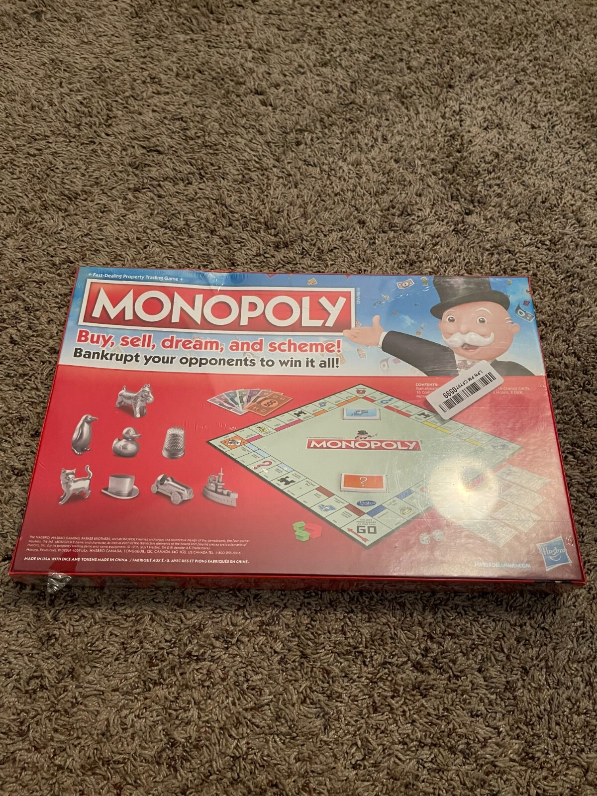 Monopoly Board Game, Family Board Game for 2 to 6 Players Vote edition New