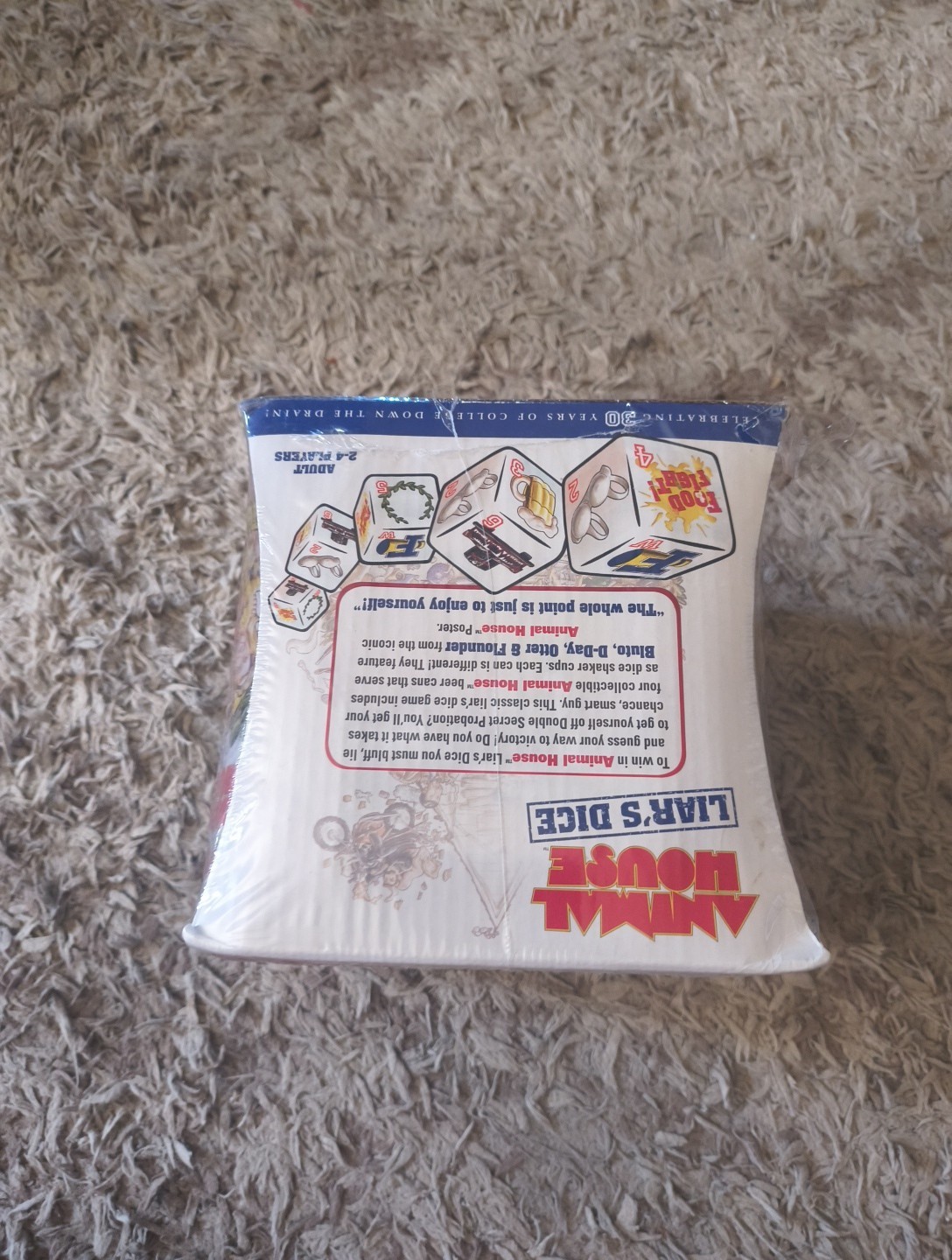 Animal House / Liar’s Dice / Game Beer Cans 30th Anniversary Party Game! New