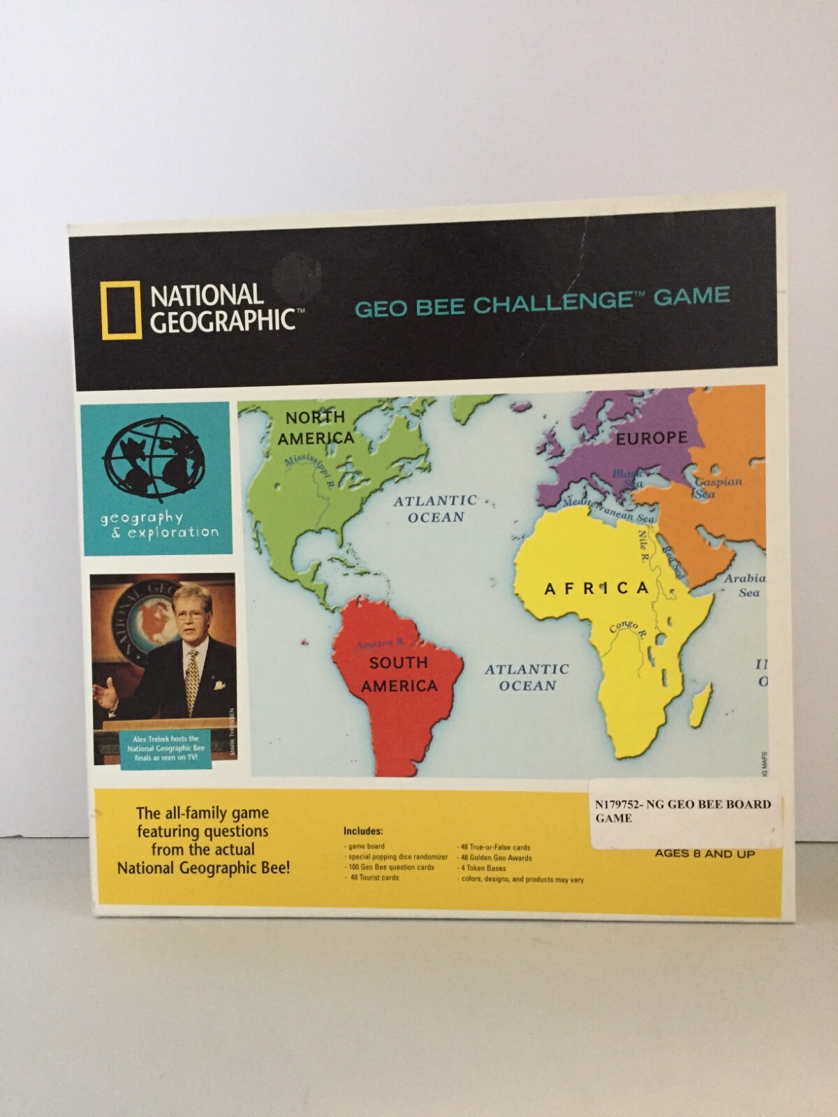 National Geographic Geo Bee Board Game Challenge Educational Family (14)