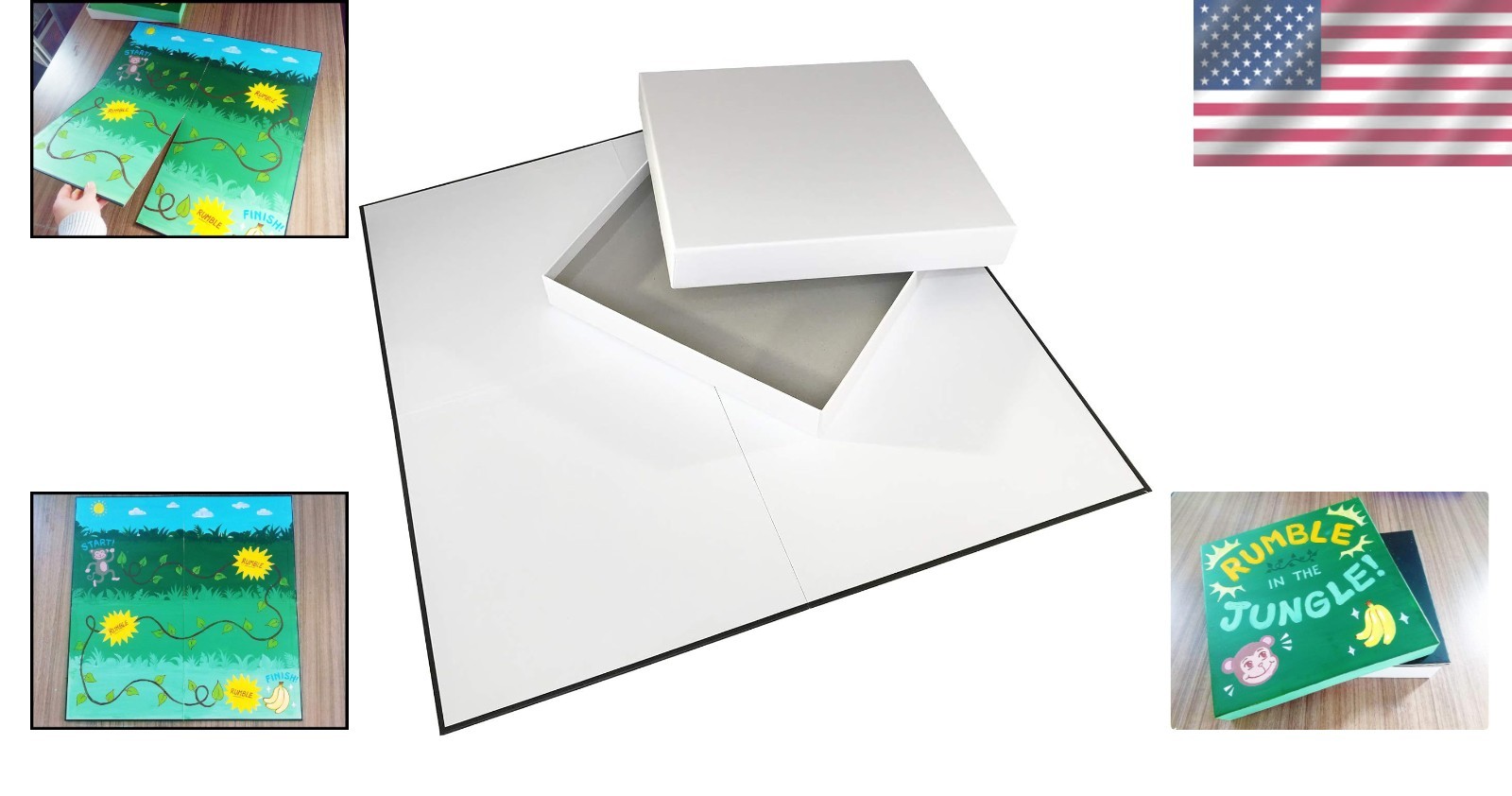 Innovative 20″ x 20″ Blank Game Board & Box – Perfect for Custom Game Design