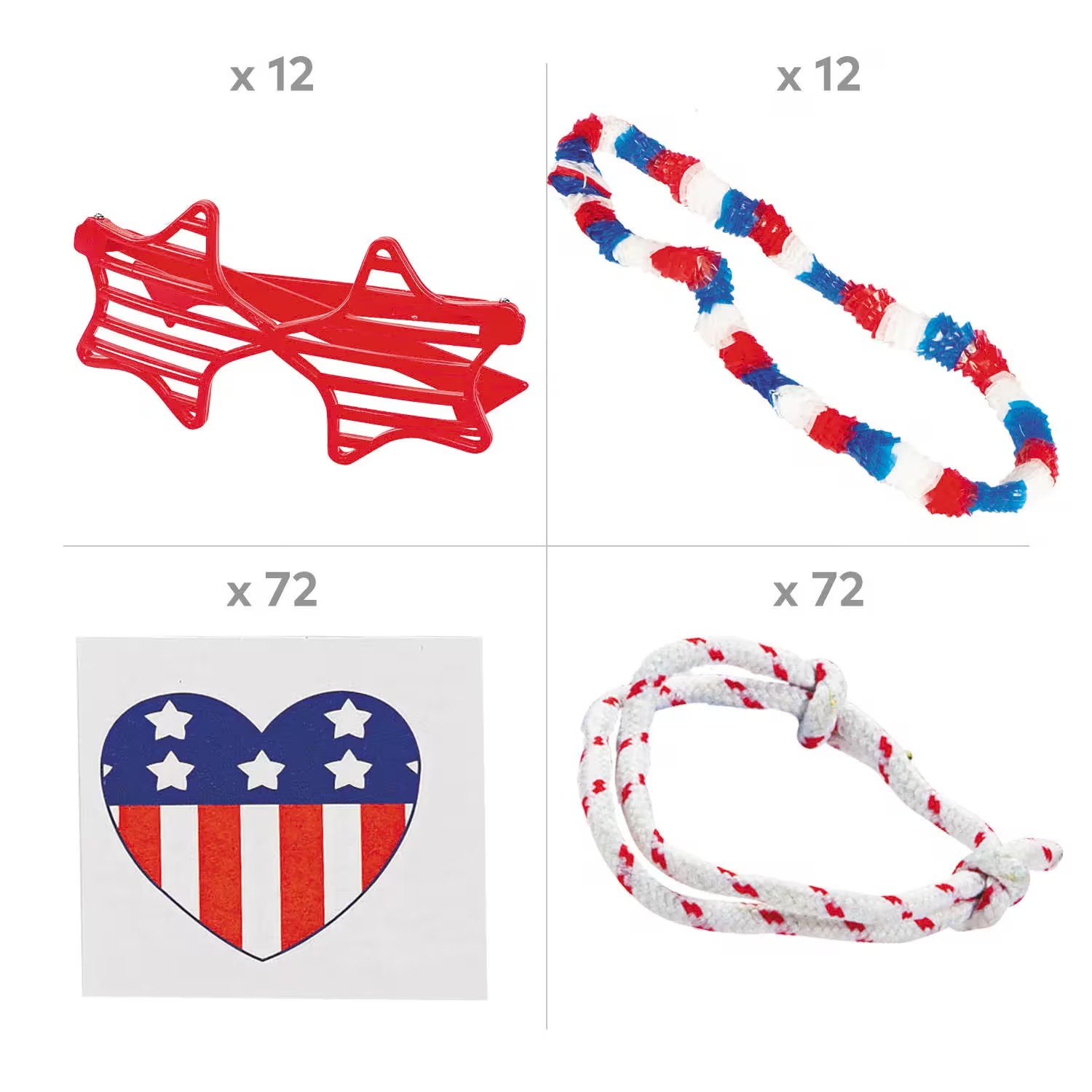 Fun Patriotic Kids’ Accessories Kit – 168 Pc.