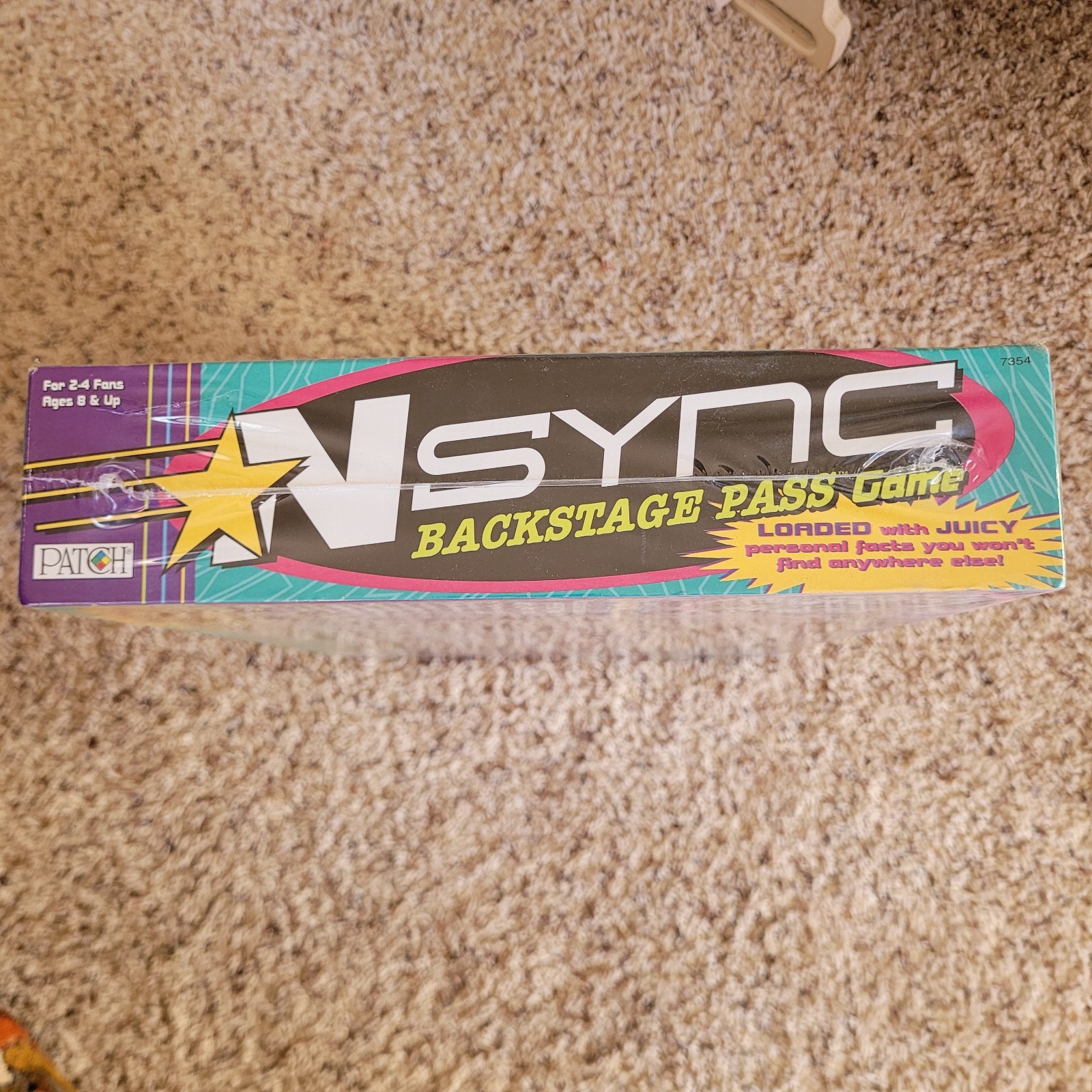 NSYNC Backstage Pass Board Game 2000 Patch Products Sealed Boy Band Trivia Fun
