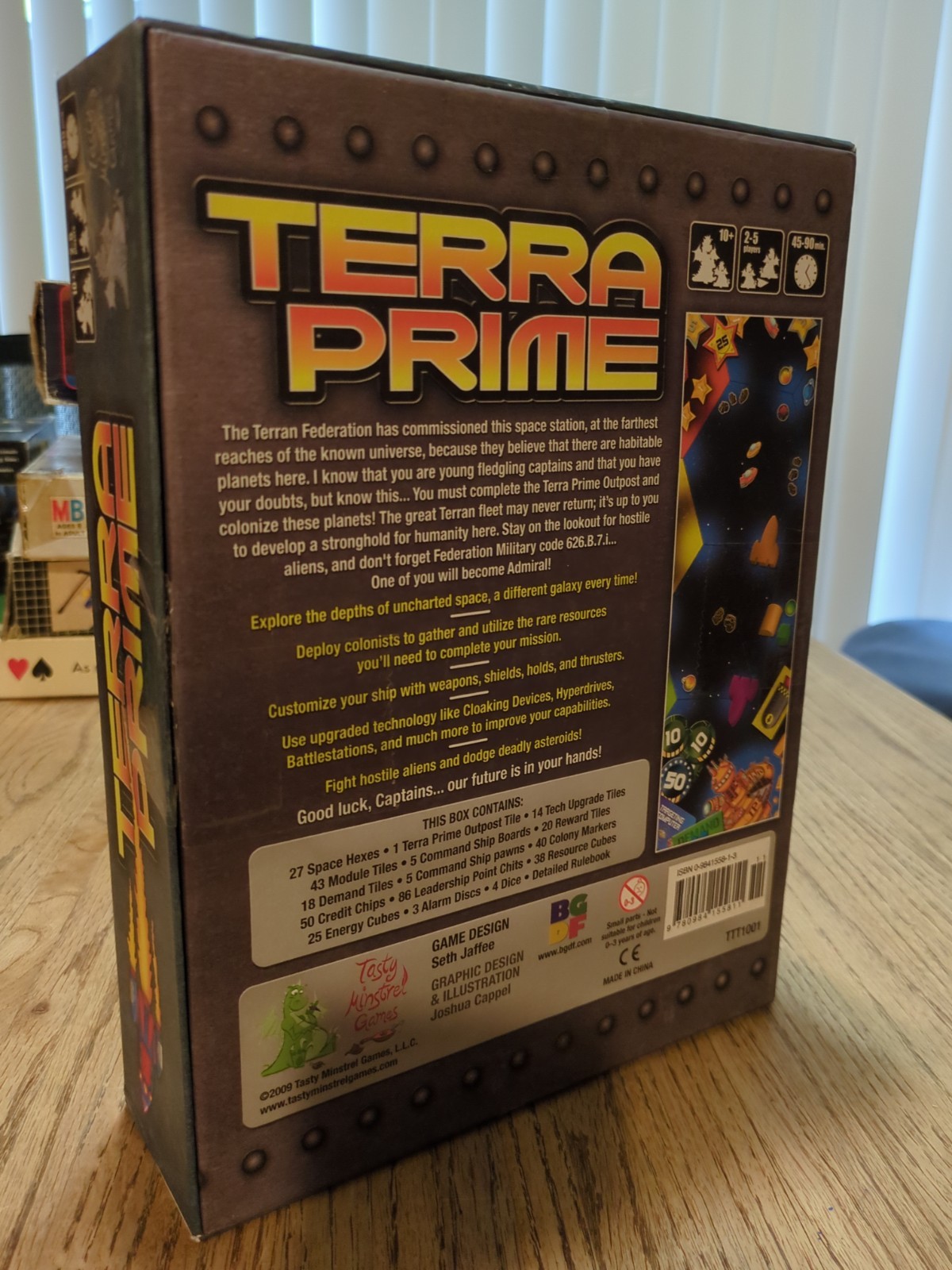 Terra Prime TMG Unpunched New Open Box Board Game