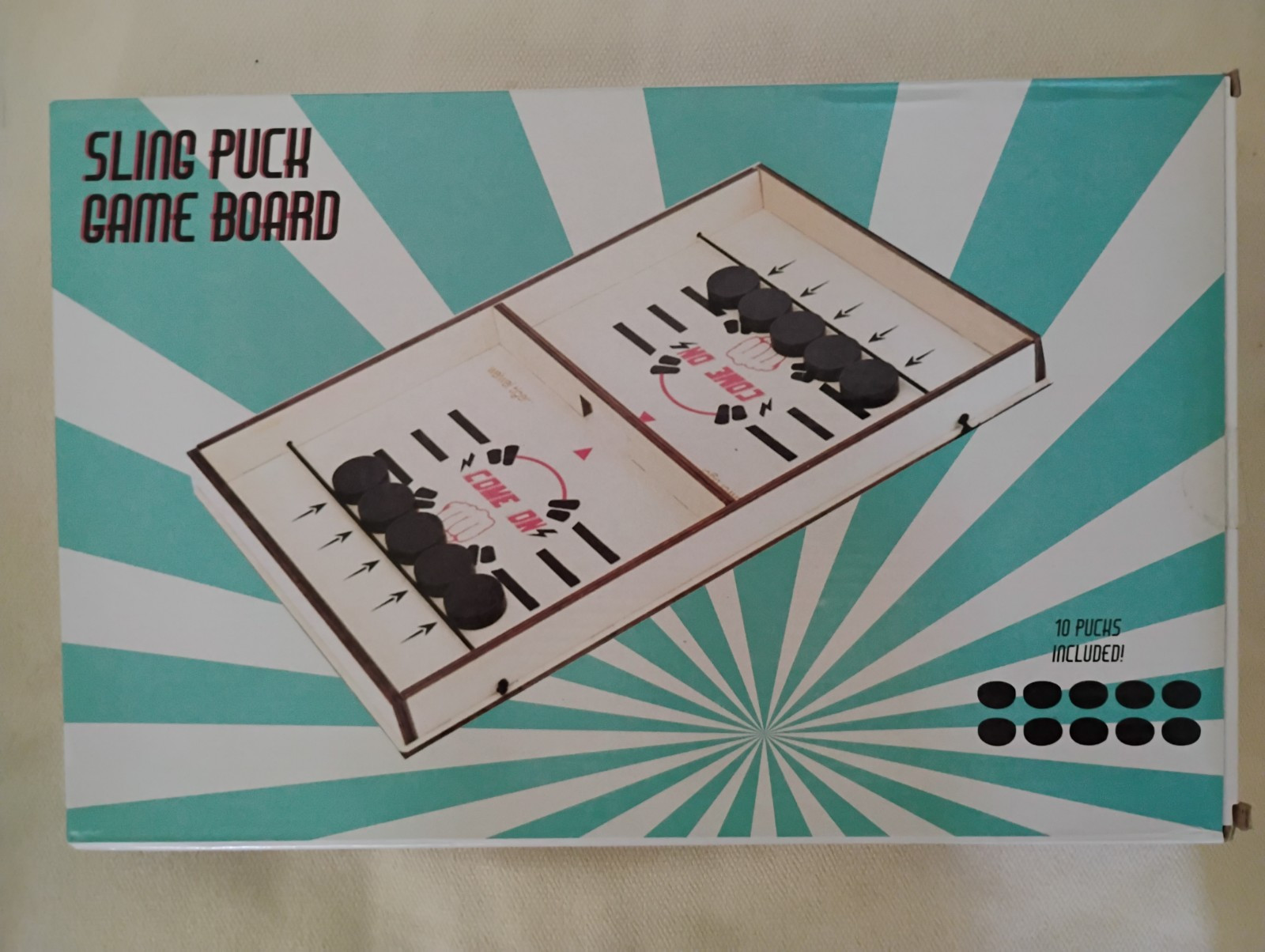 Fast Paced Sling Puck Game Table Winner PK Game Board Family Toys Child Gift