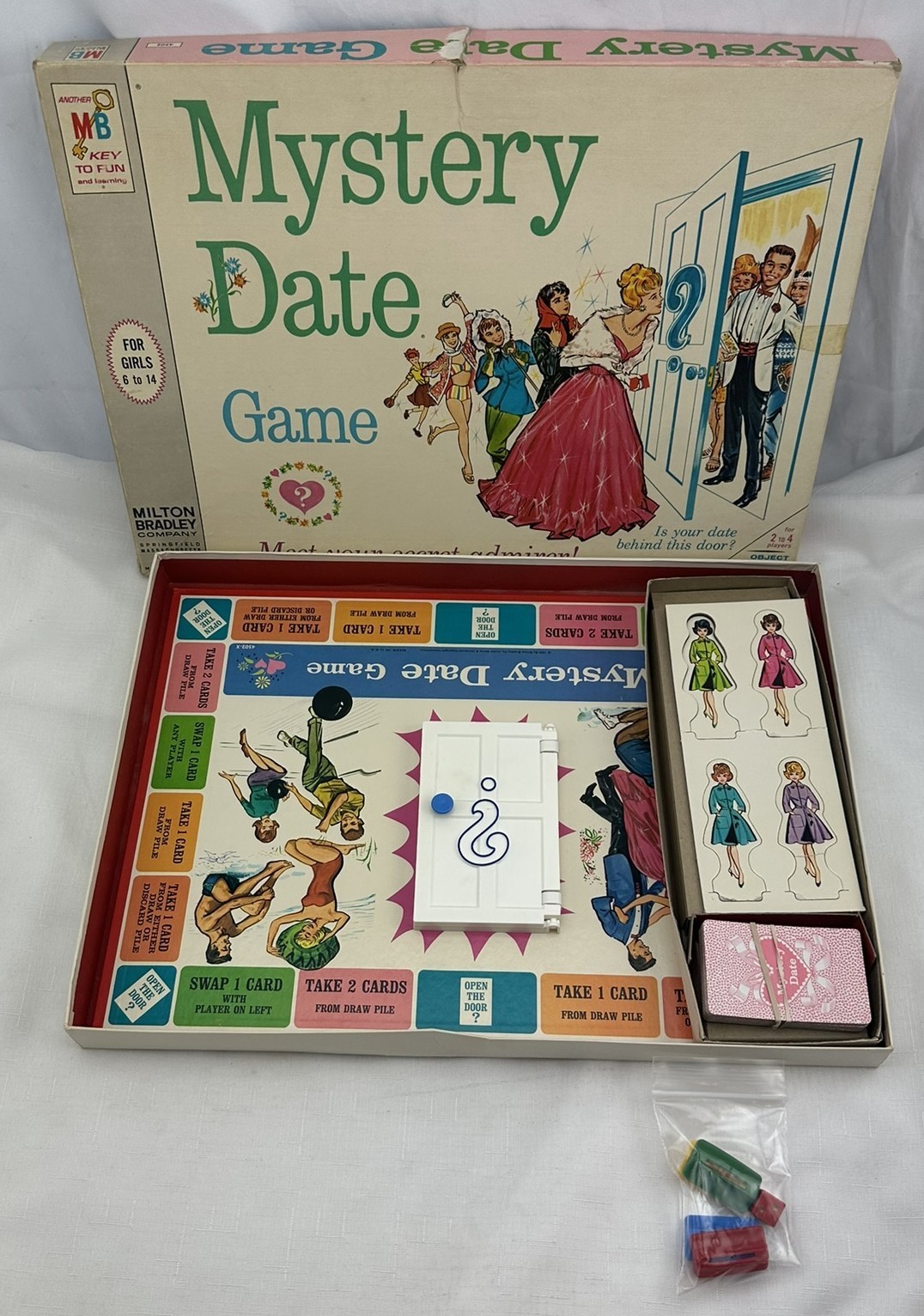 1965 Mystery Date Board Game by Milton Bradley Complete in Great Cond FREE SHIP2