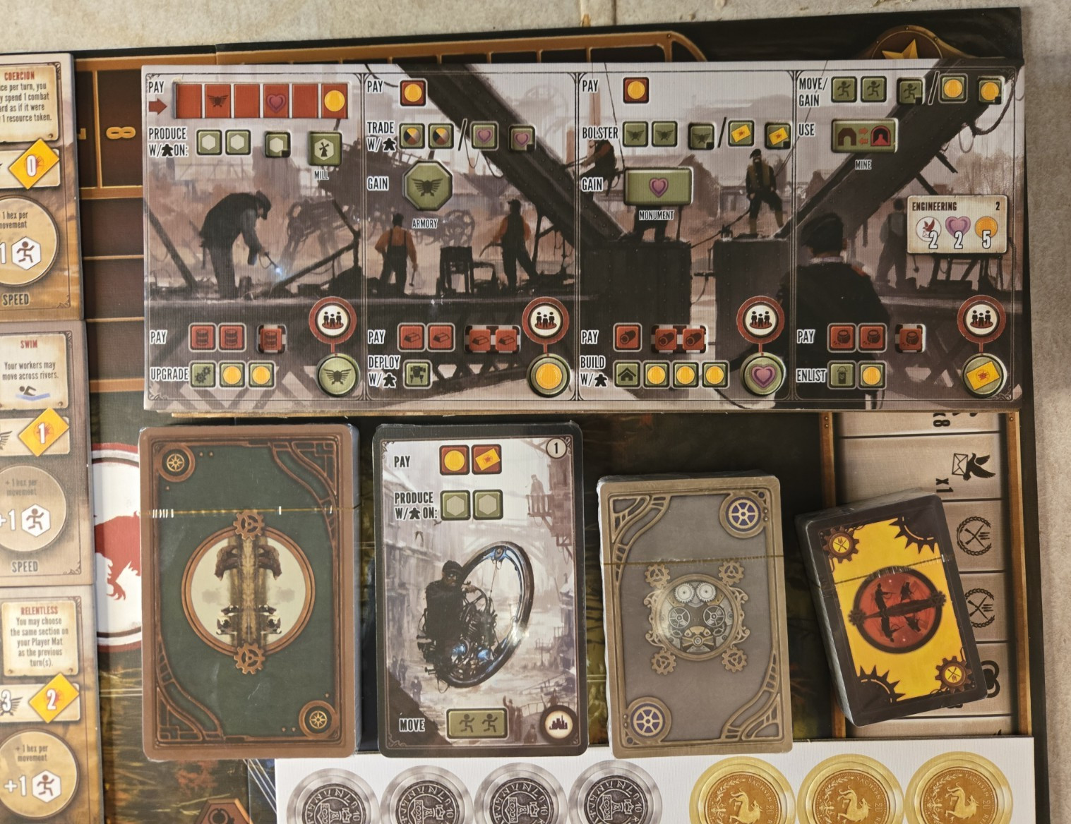 Scythe Board Game 2015 Stonemaier Games New Open Box Mostly Unpunched Complete