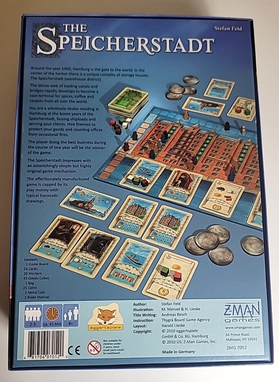 The Speicherstadt 2010, Z-Man Games, Pre-Owned
