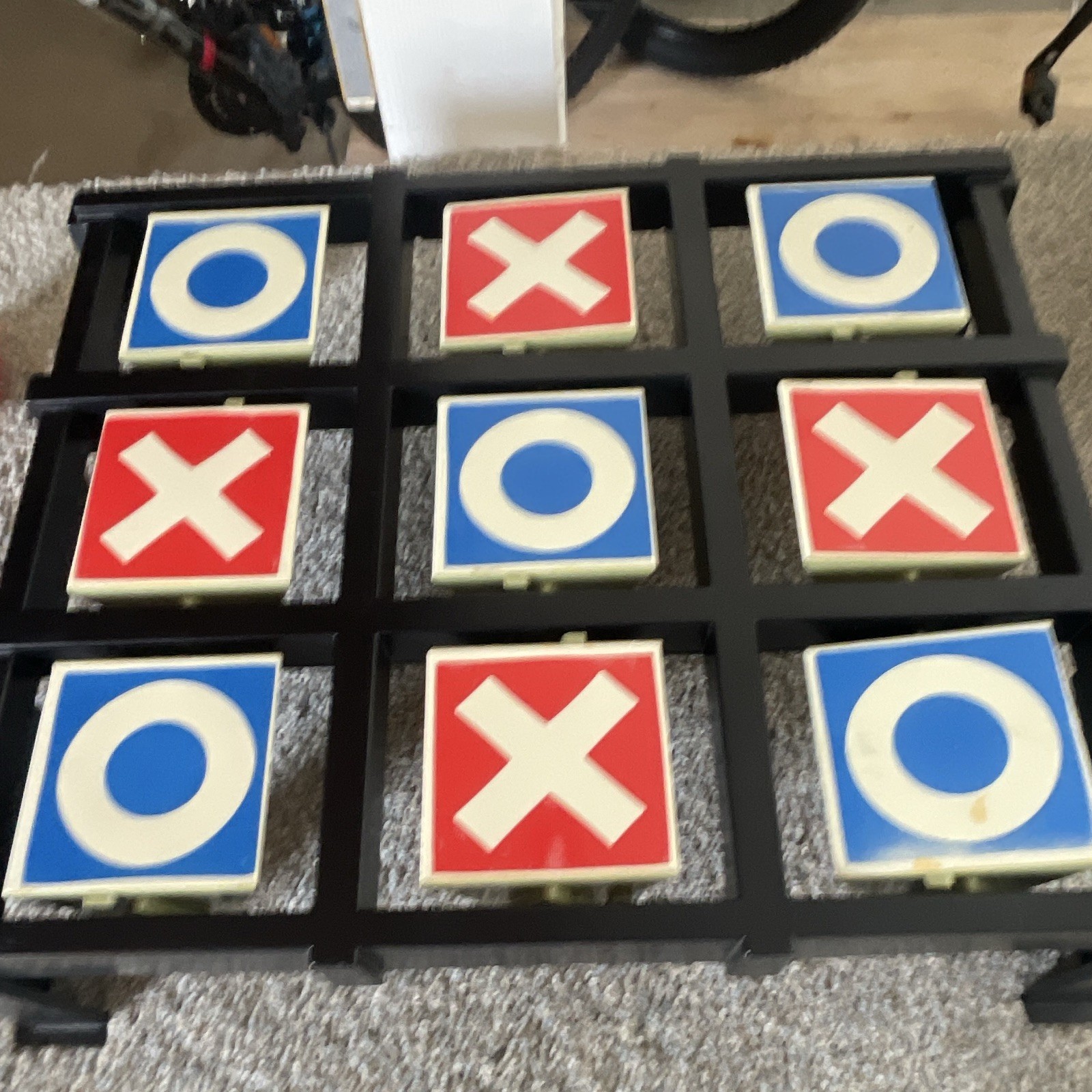 Ideal Toss Across Vintage Tic-Tac-Toe Game 2 Players Ages 6+ 1969 MPN 2112-1