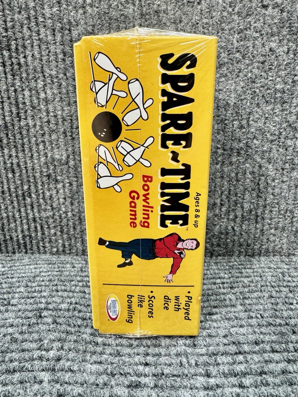 Spare-Time Bowling Dice Game 2003 Binary Arts Pin Dice Cup Brand Sealed/New VTG