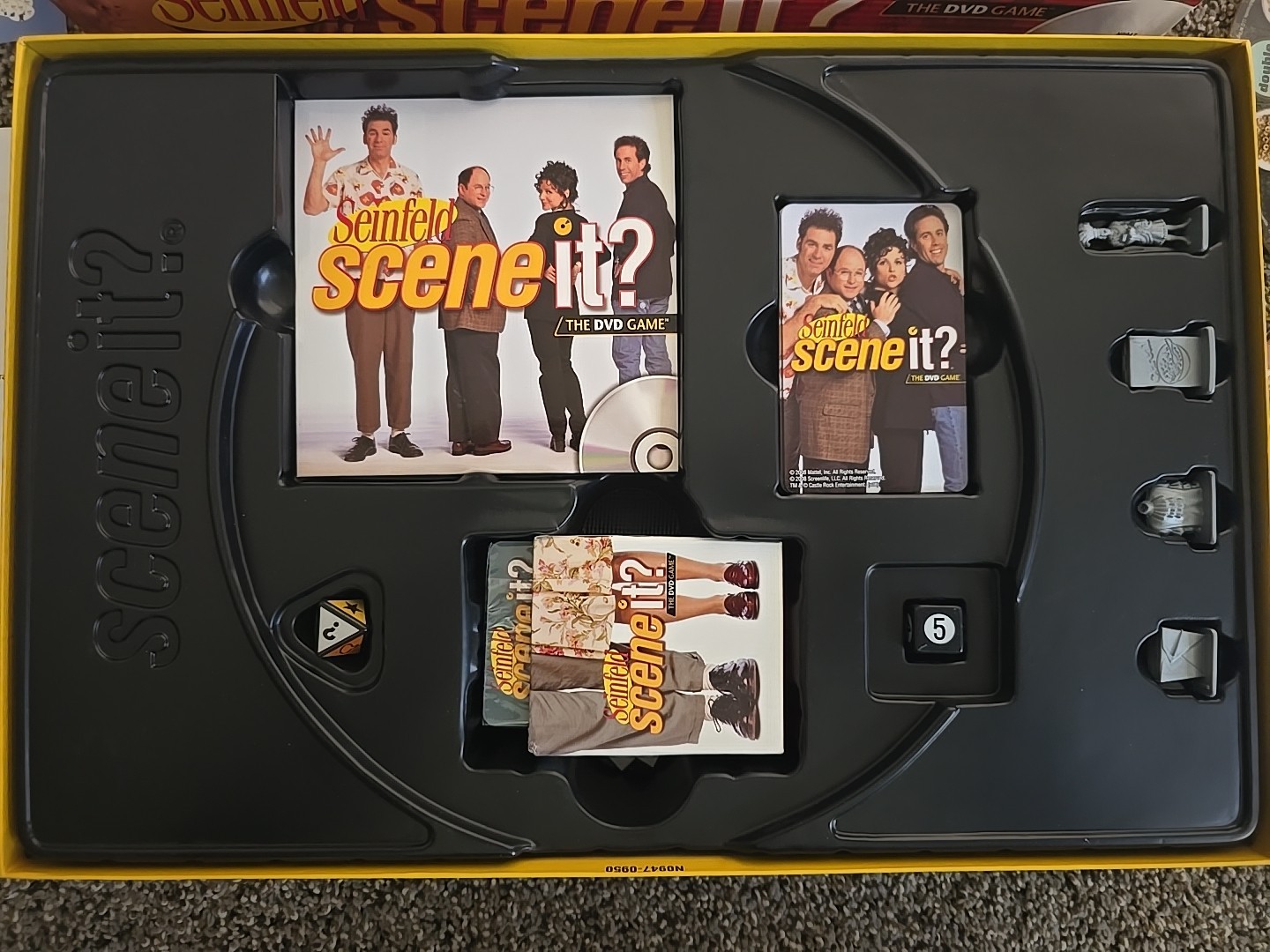Seinfeld Scene It DVD Board Game Mattel Complete Trivia Free Ship Add’l