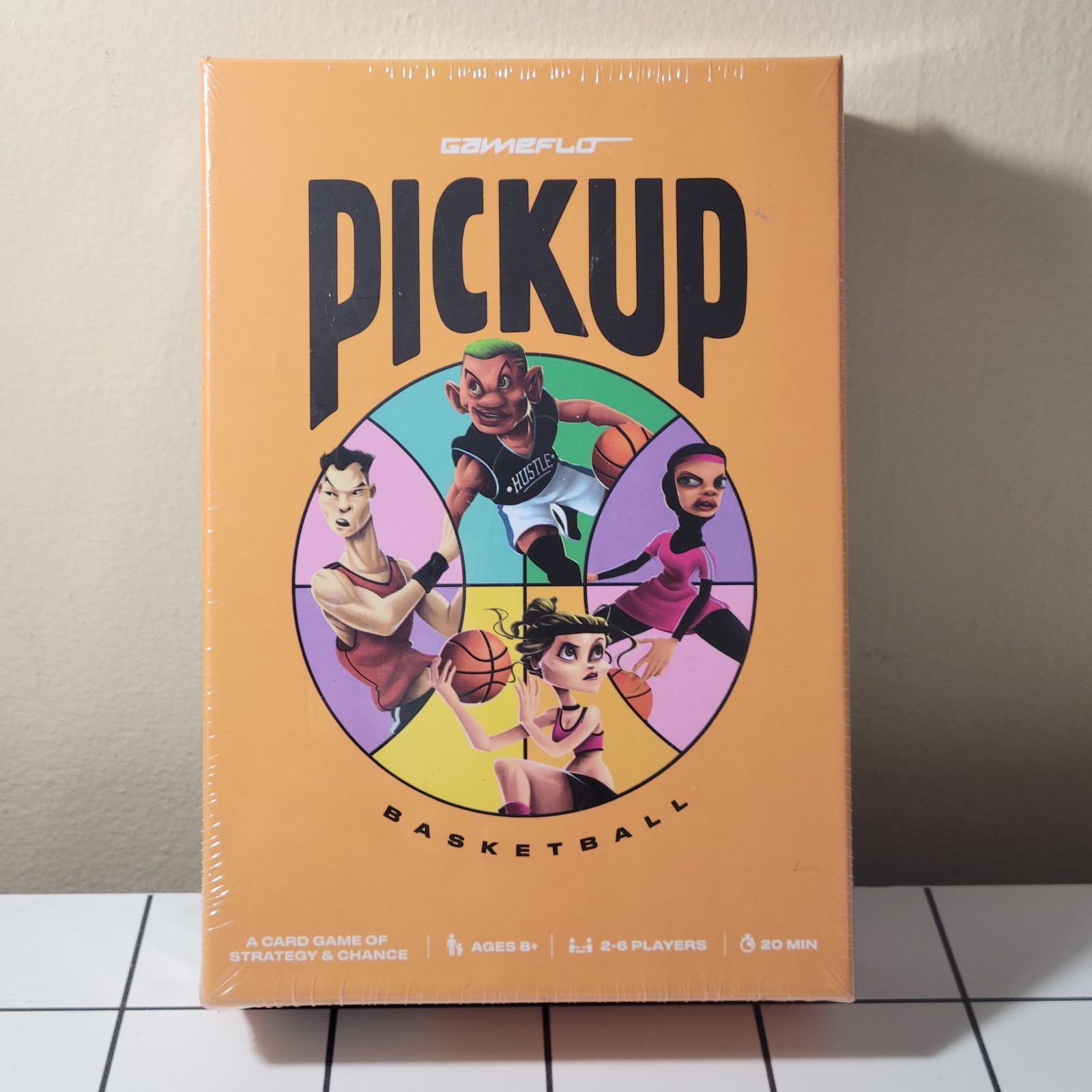 Gameflo Pickup Basketball Card Game Of Strategy Ages 8+ /2-6 Players New/Sealed