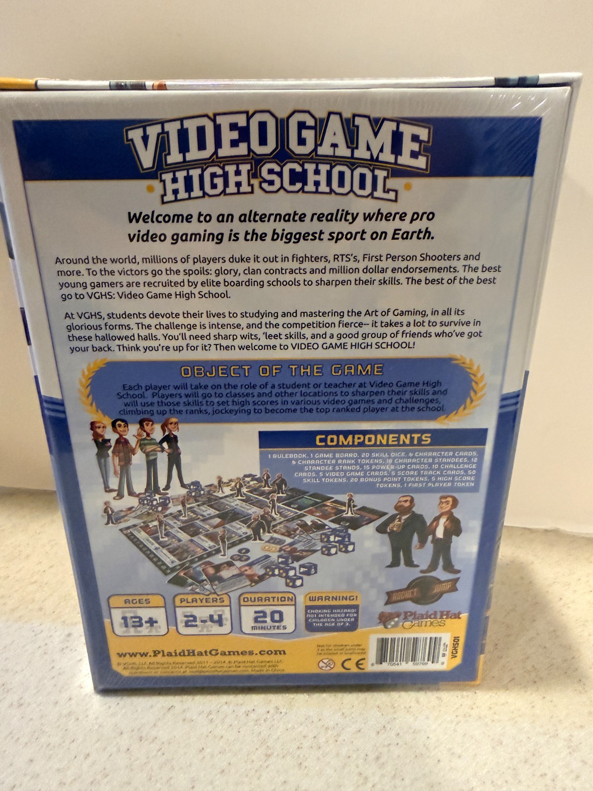 Video Game High School Board Game – Plaid Hat Games