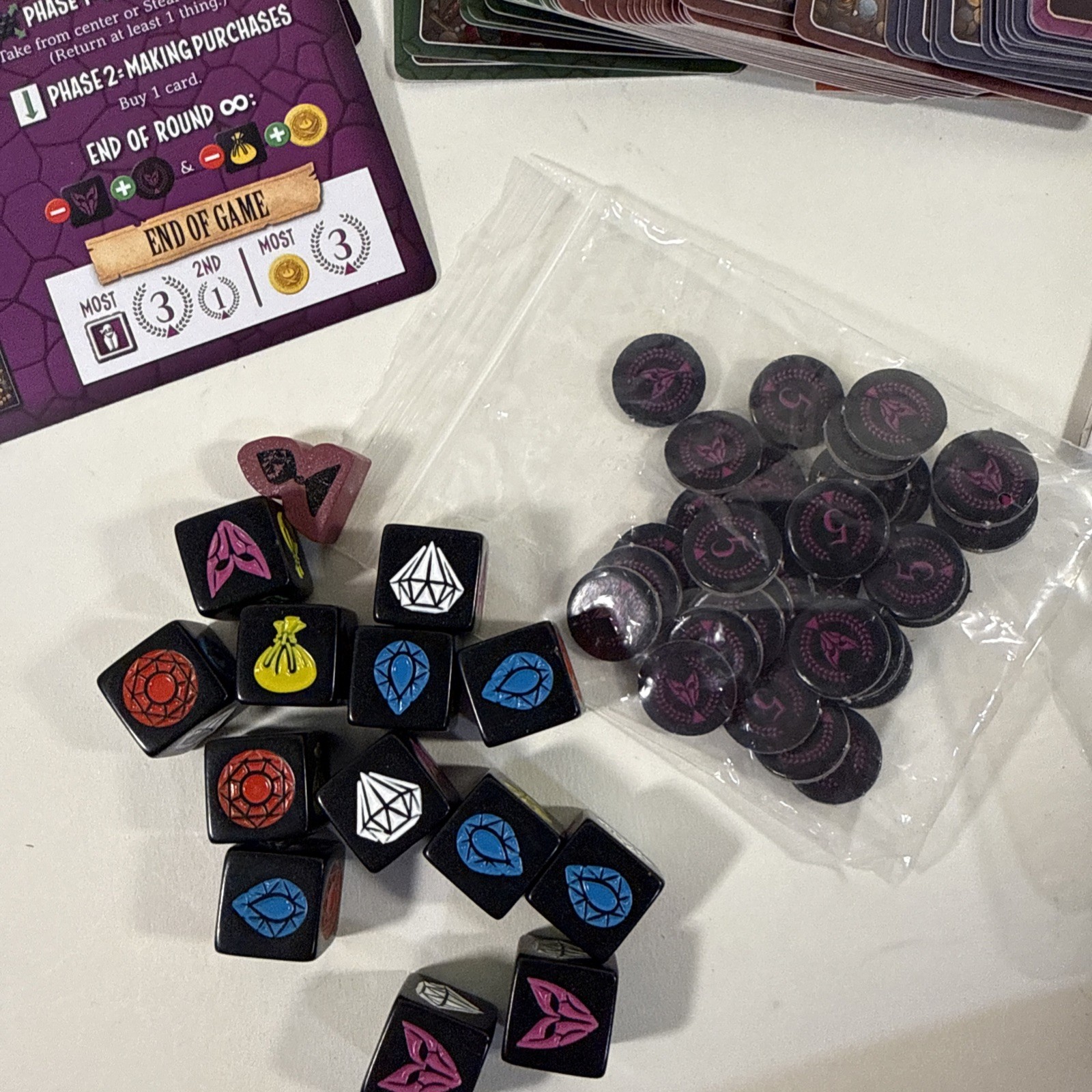 TMG Thief’s Market Dice Card Game 3 – 5 Players Ages 14 +