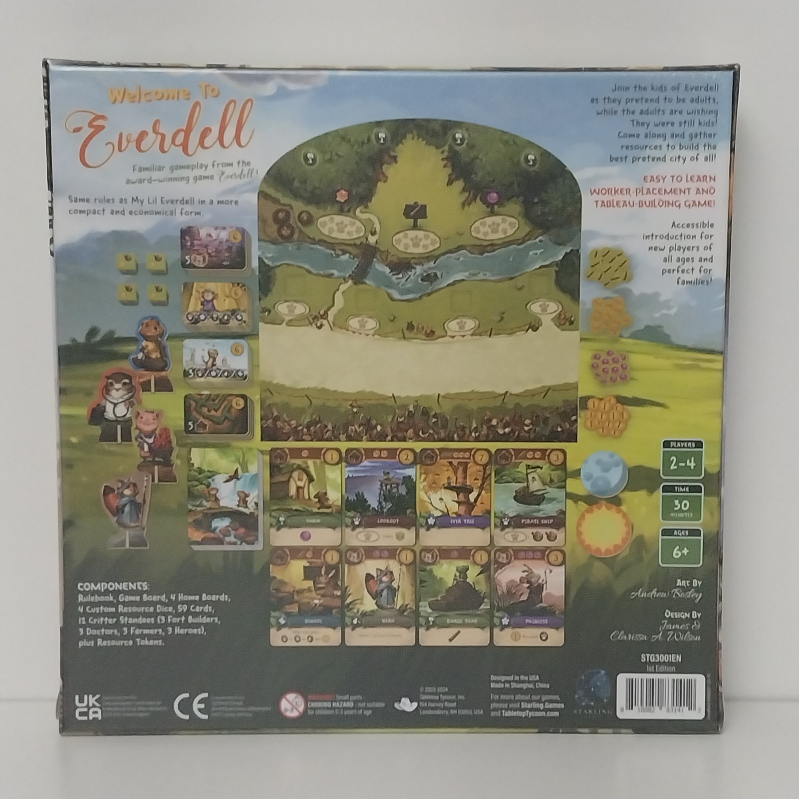 Sterling Games Welcome To Everdell My Lil’ Family Board Game Ages 6 + New Sealed