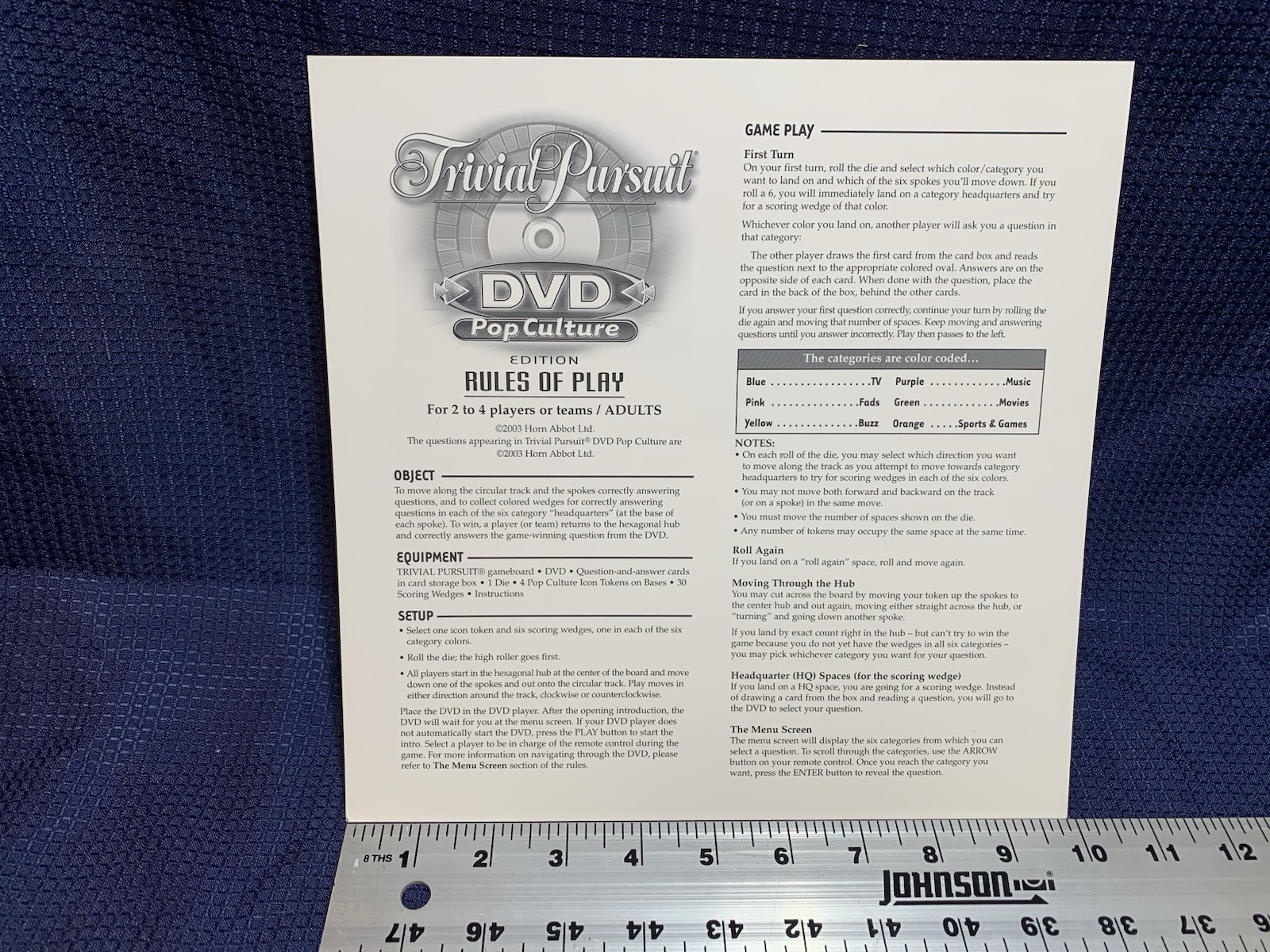 Trivial Pursuit DVD Pop Culture Board Game – Complete – Free Shipping – Clean
