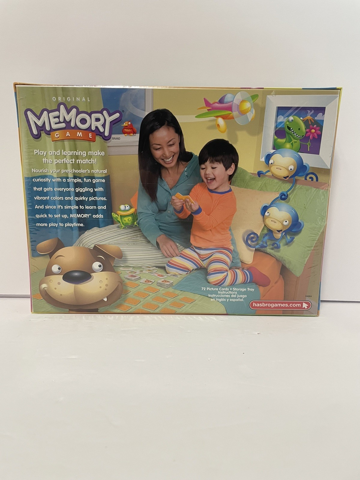 Milton Bradley Hasbro Original Memory Game Preschool 3+ 2007 BRAND NEW SEALED