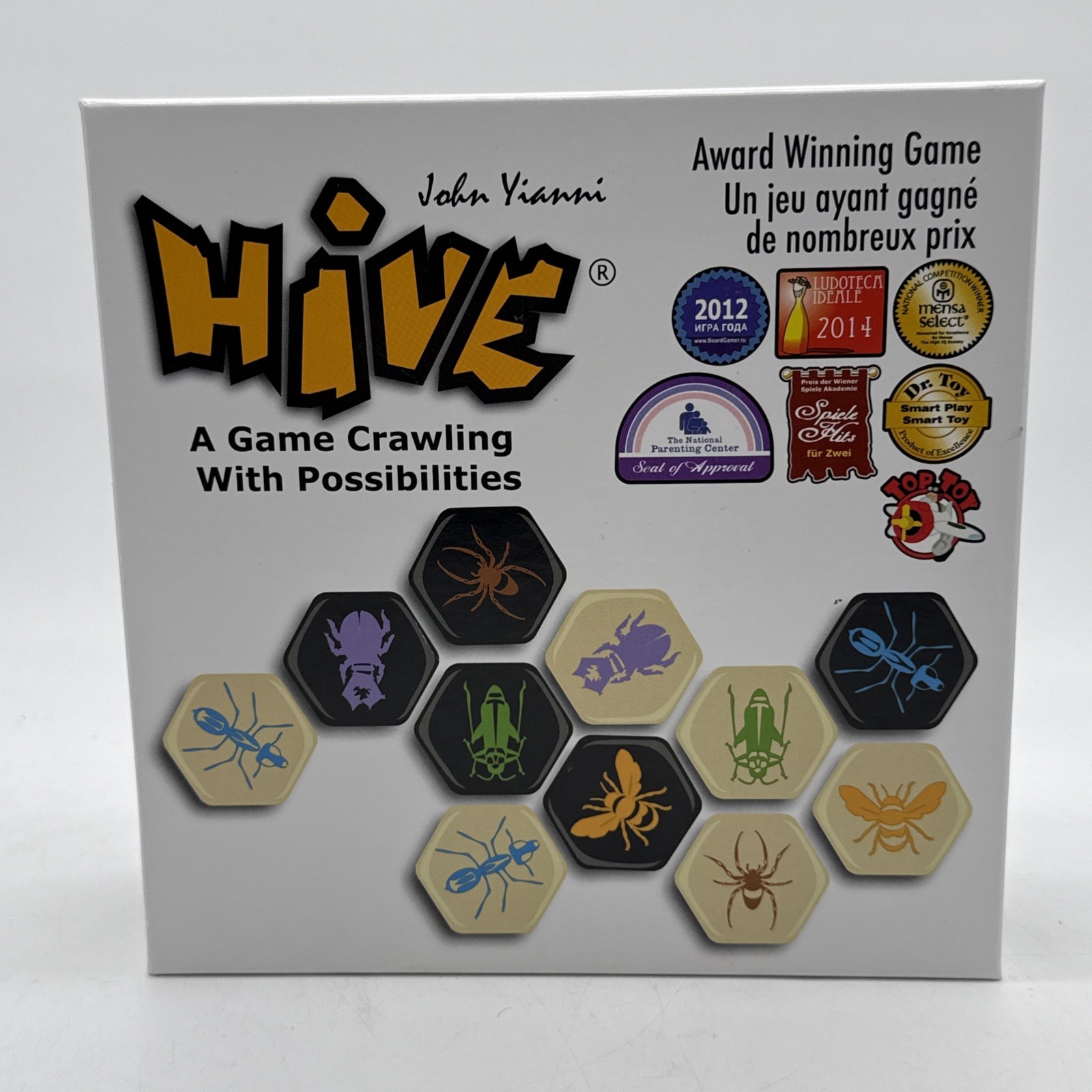 HIVE Tile Board Game Complete John Yianni Smart Zone Gen 42 Award Winner