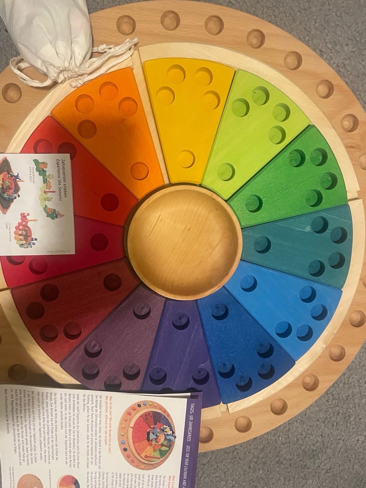 Grimm’s Wooden Annual Ring 🌈
