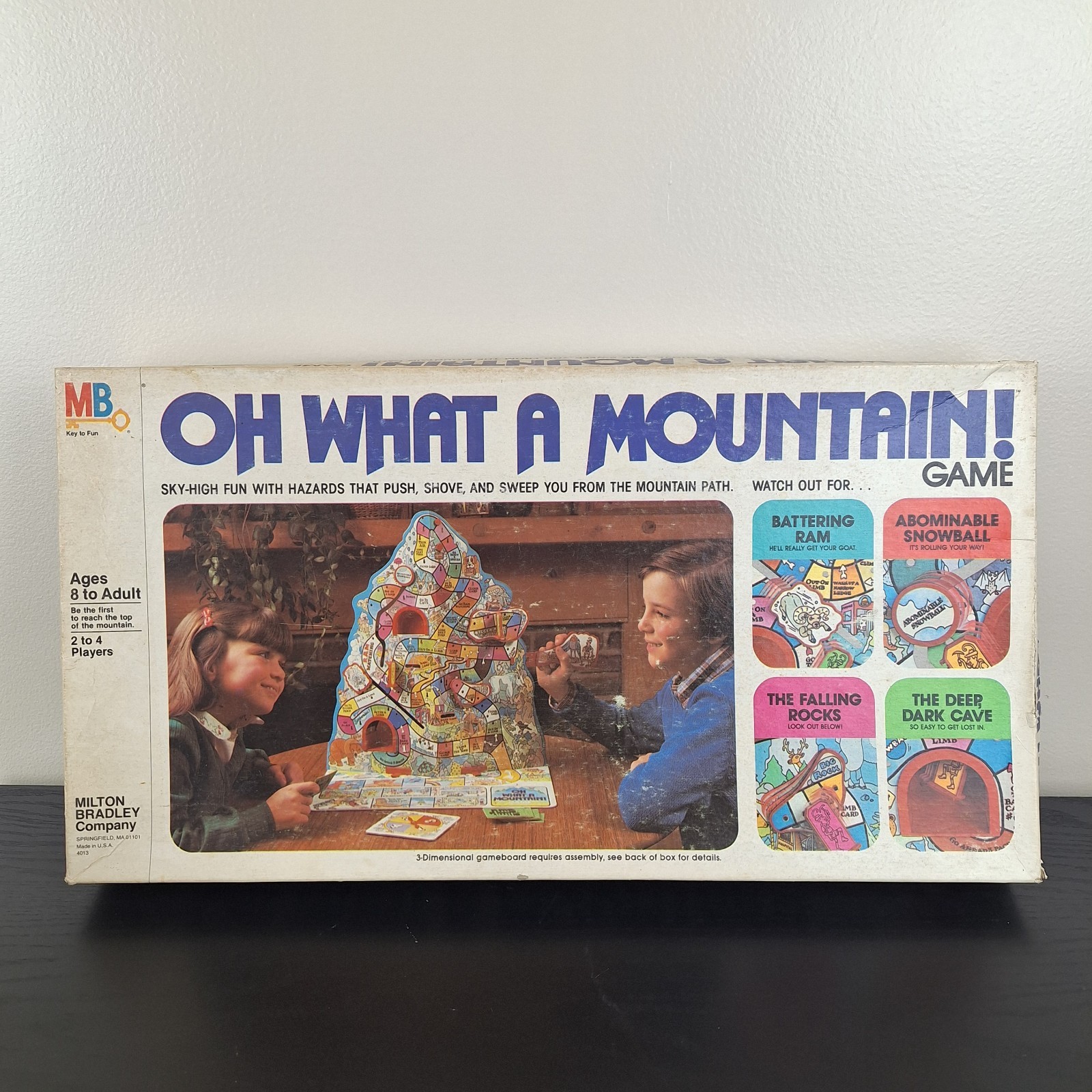 Milton Bradley Oh What a Mountain 3D Board Game Adventure VTG 100% COMPLETE-READ