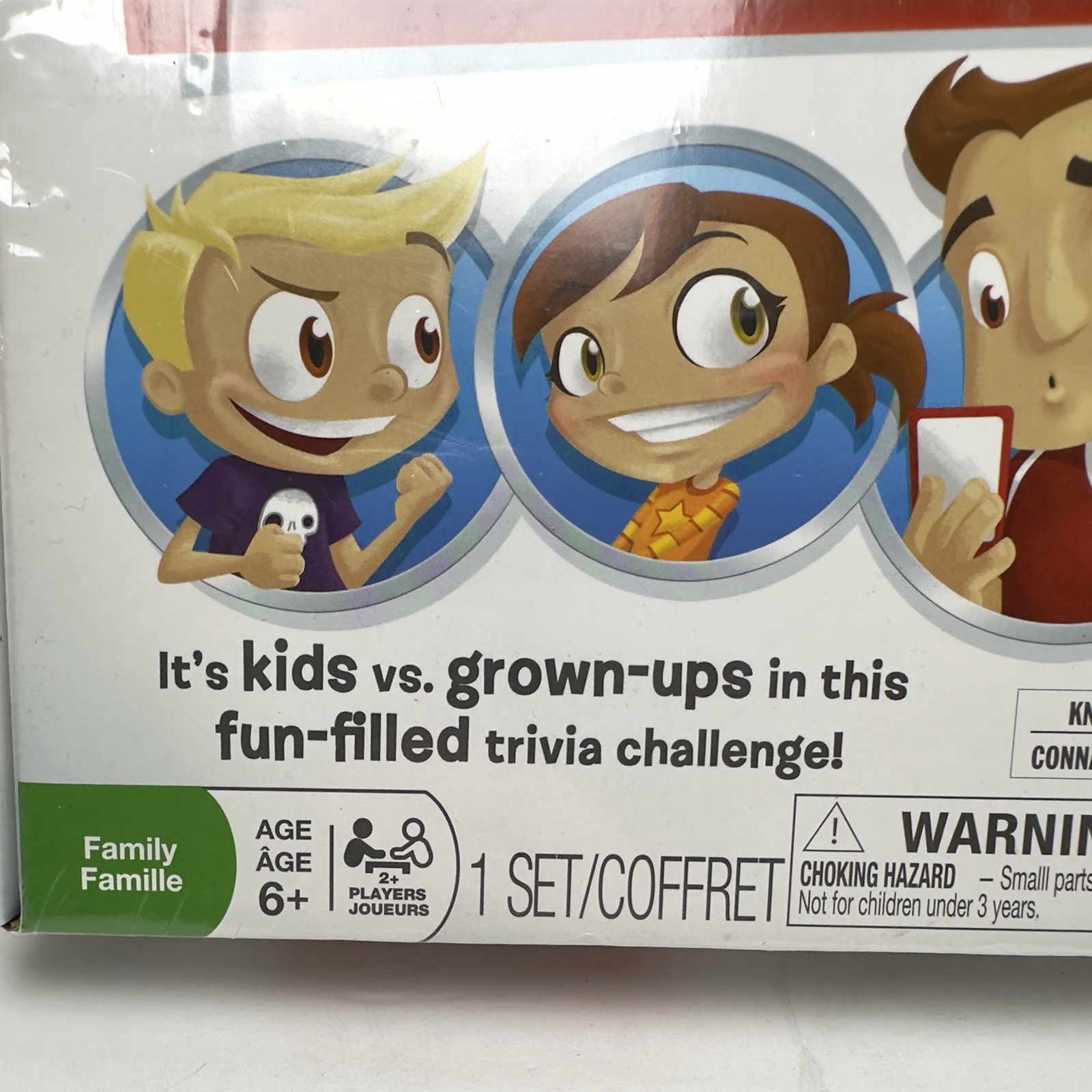 Sealed BEAT THE PARENTS Family Trivia Fun Board Game Ages 6+ Kids vs. Grown-Ups!
