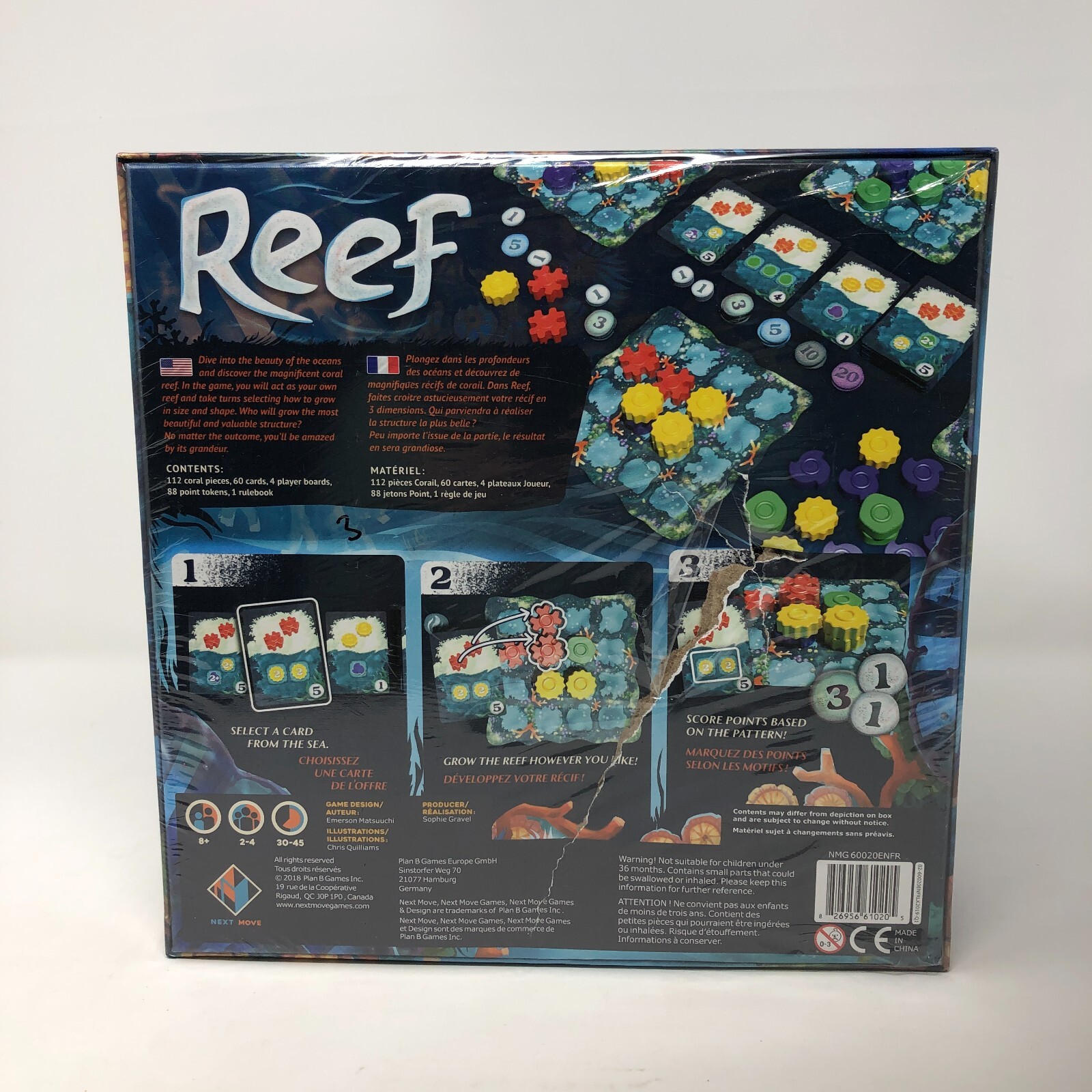 REEF Board Game by Next Move SEALED