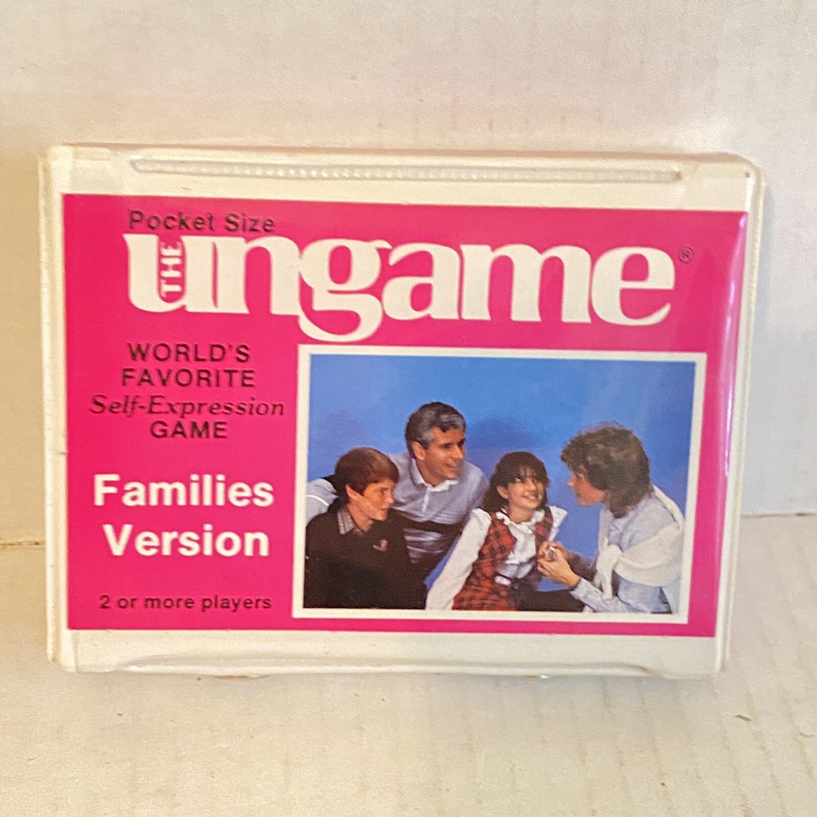 Vintage 1989 Pocket Size The Ungame Families Version All Ages 2 or More Players