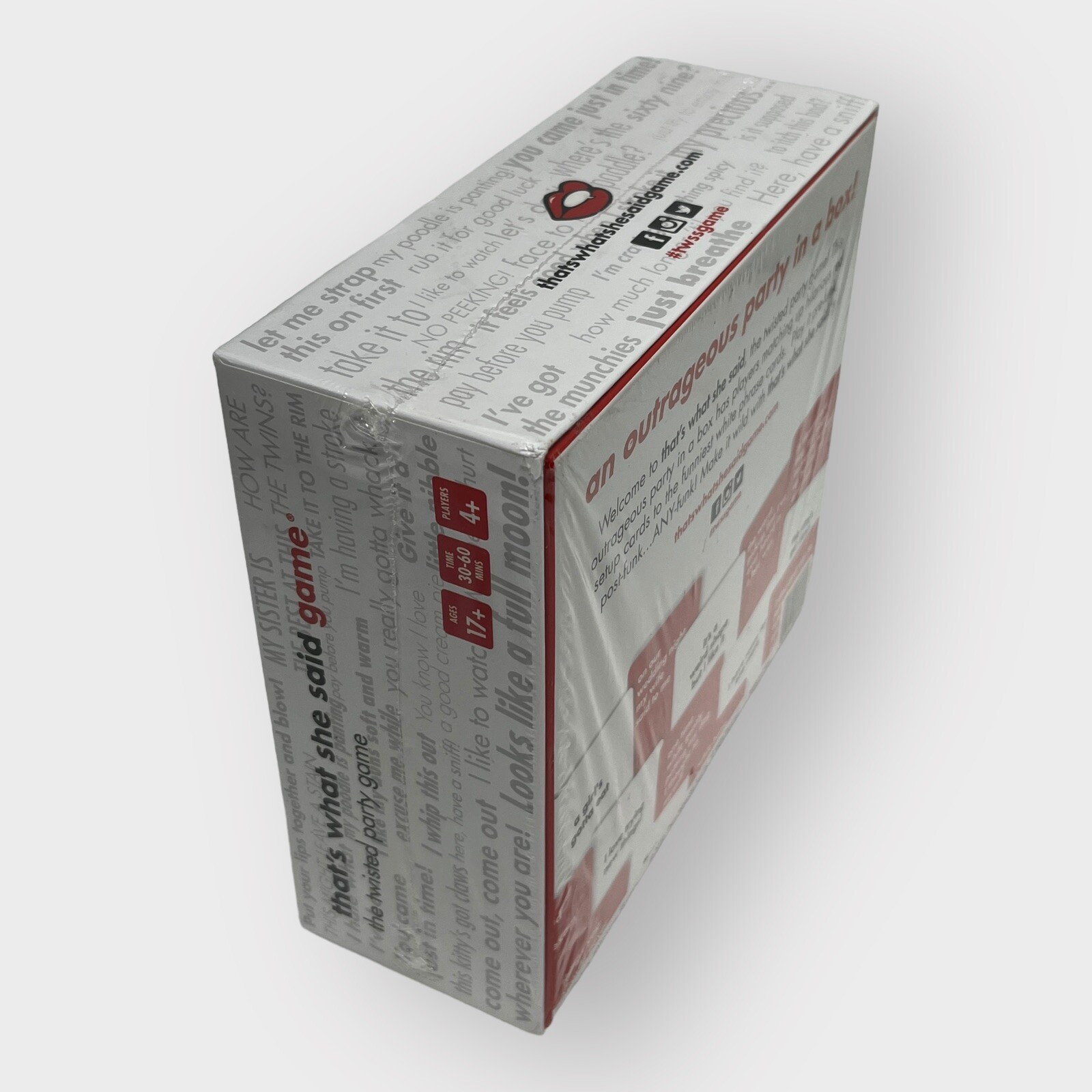 That’s What She Said – The Party Game of Twisted Innuendos Board Game BRAND New
