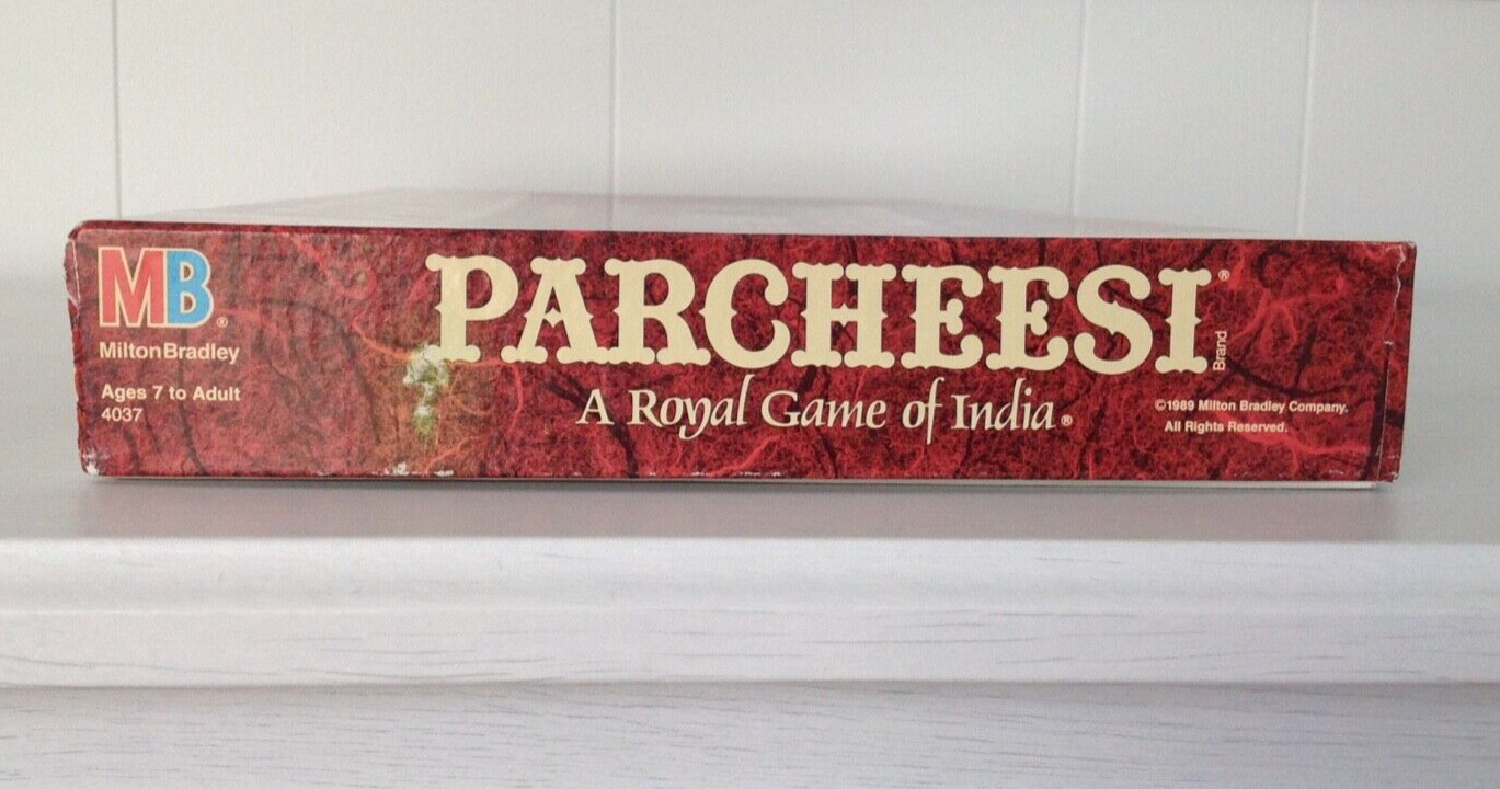 Vintage Milton Bradley PARCHEESI – Royal Game Of India – 1989 – Complete