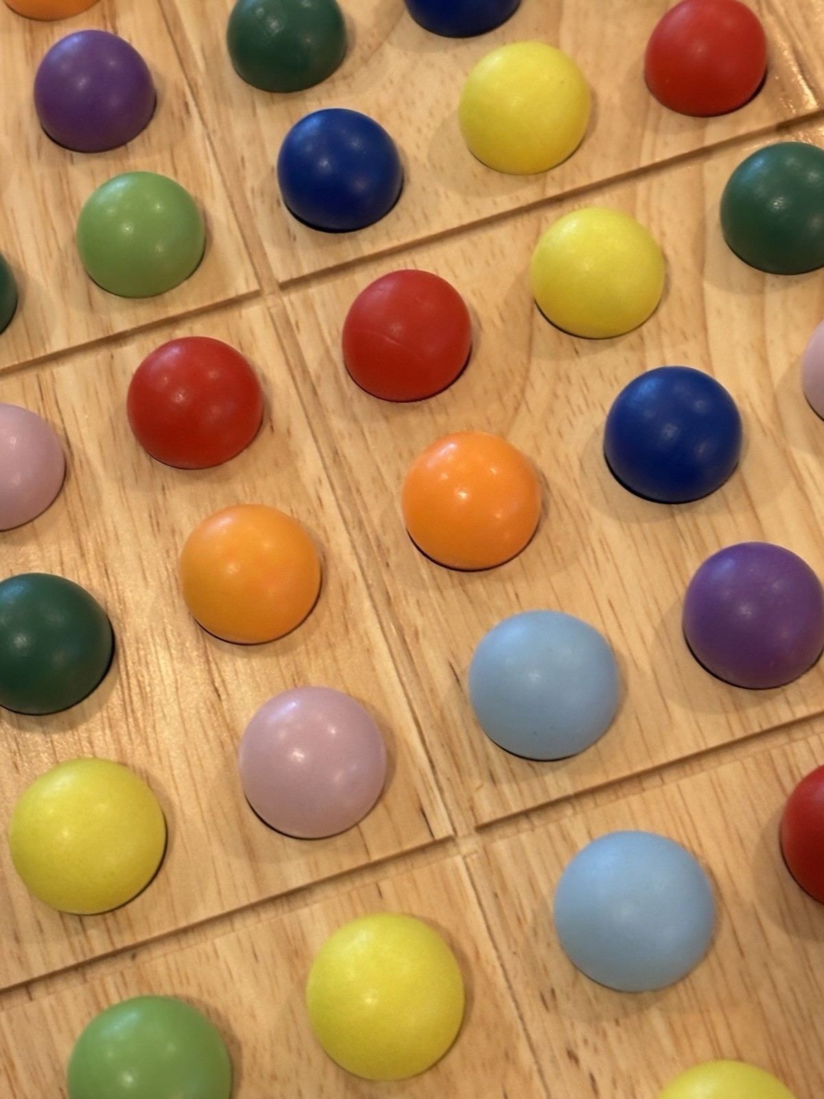 Colorku Sudoku Puzzle Replacement Set of Wooden Balls – 1 Set of all 9 Colors