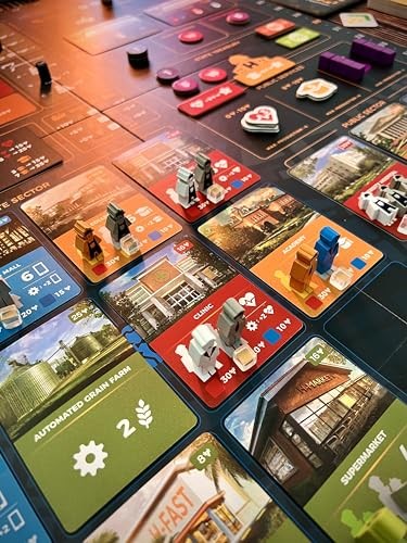 Hegemony Board Game Asymmetric Politico Economic Strategy for 2 to 4 Players