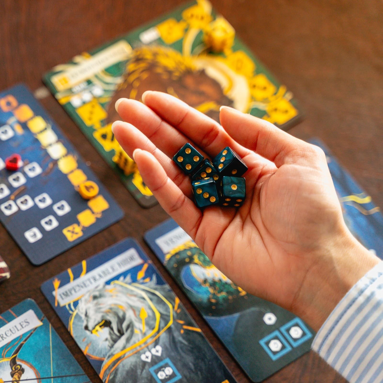 Envy Born Games Hercules And The 12 Labors Solo Card Dice Game Mythology