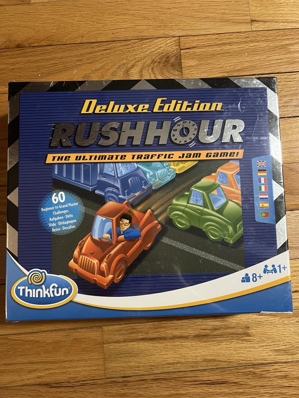 ThinkFun Rush Hour Deluxe Traffic Jam Logic Game and STEM Toy Ages 8 and Up NEW