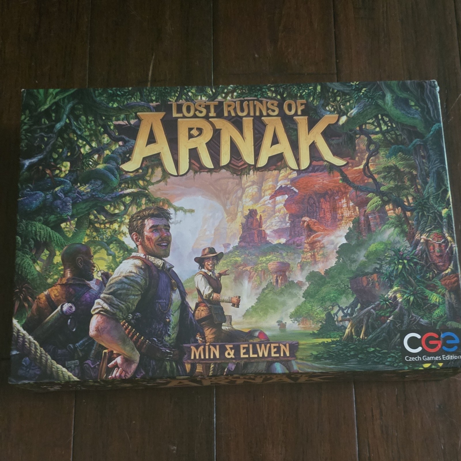 CGE Lost Ruins of Arnak Adventure Board Game Complete w/ Cards & Tokens
