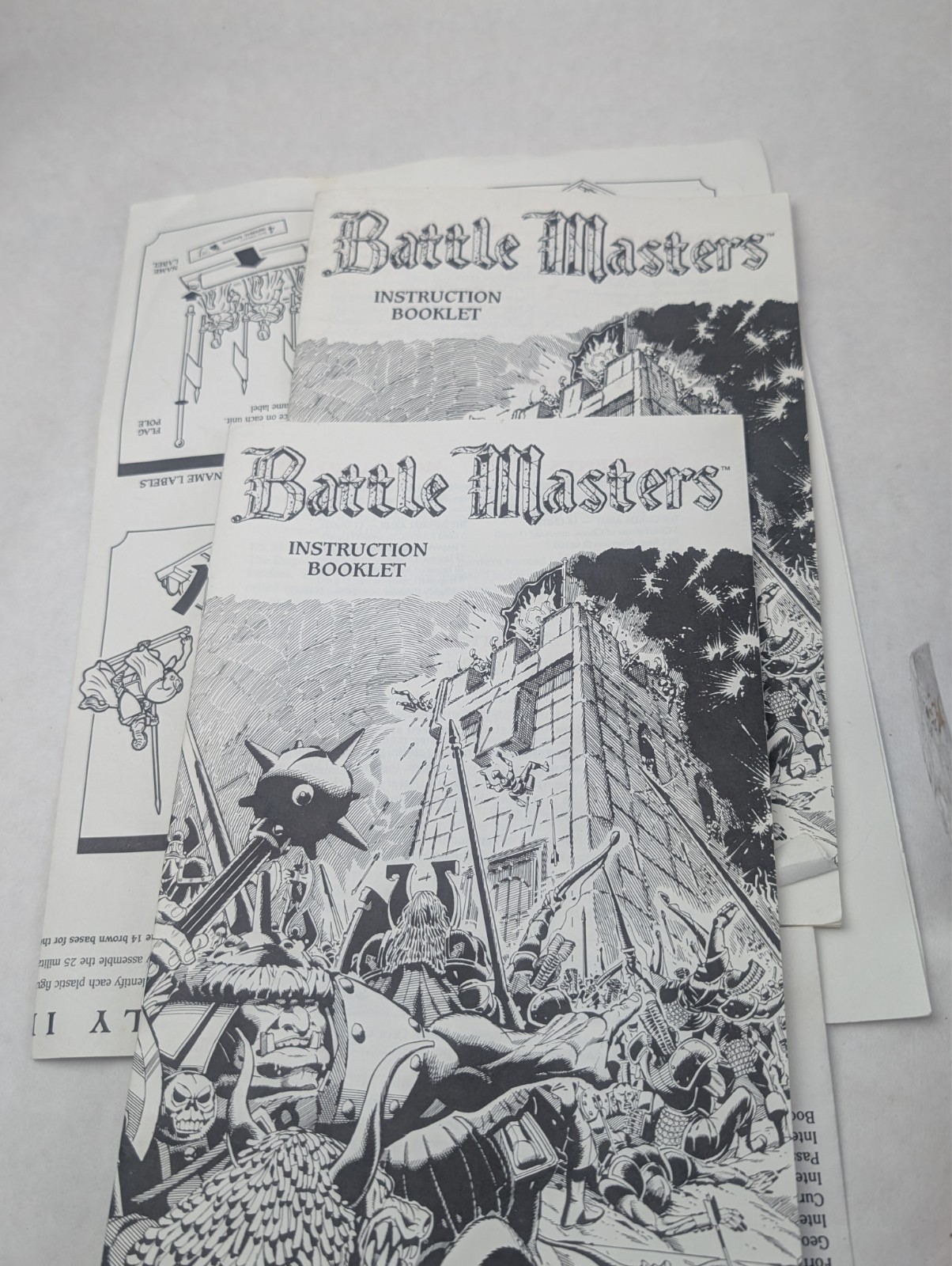 Vintage 1992 MB Fantasy Board Game Battle Masters Box