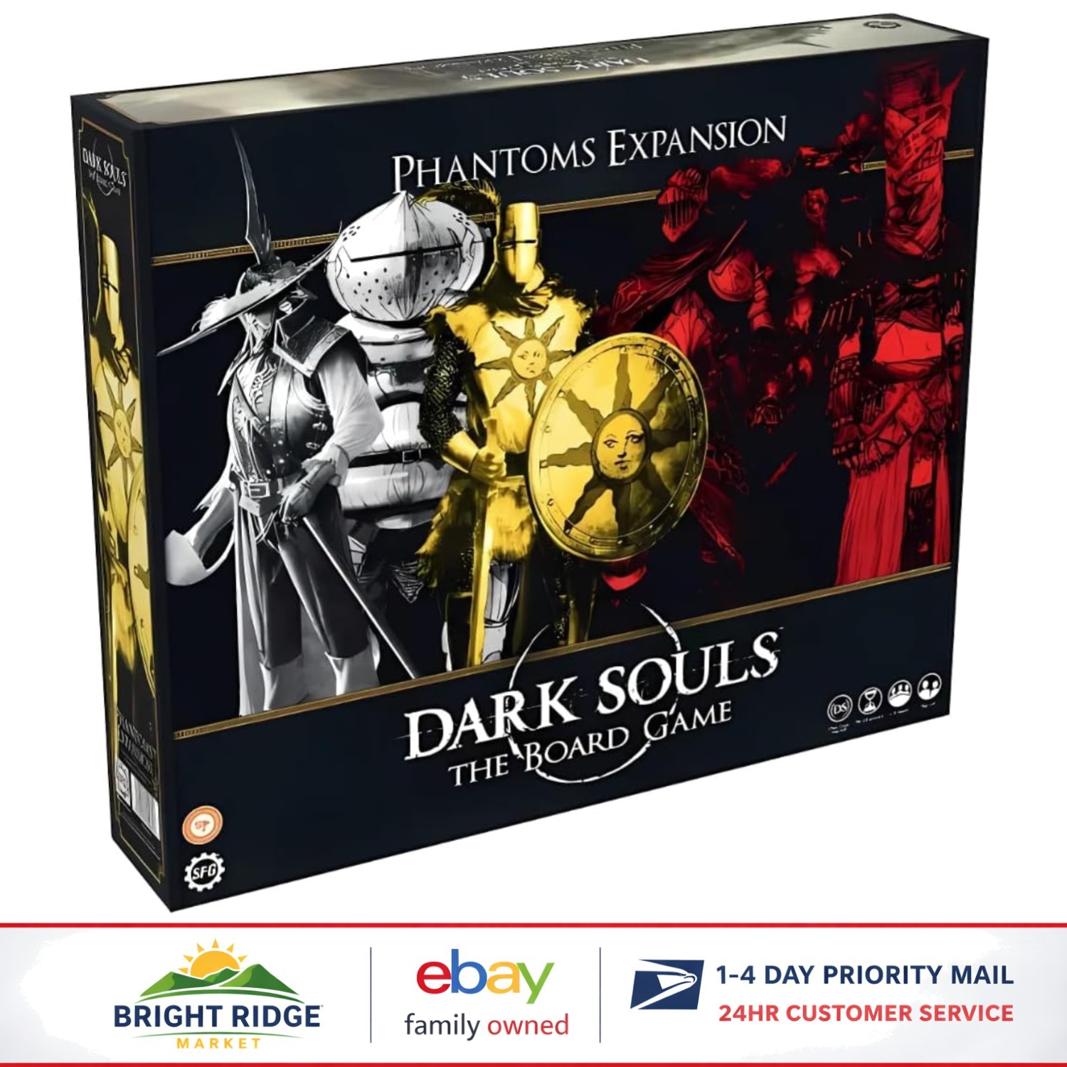 Dark Souls Tabletop Game Expansion Featuring Ghostly Phantoms and Strategy Cards