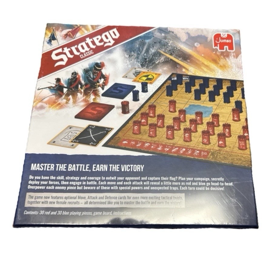 NEW & SEALED! Stratego Classic Board Game War Strategy Game With Battle Cards