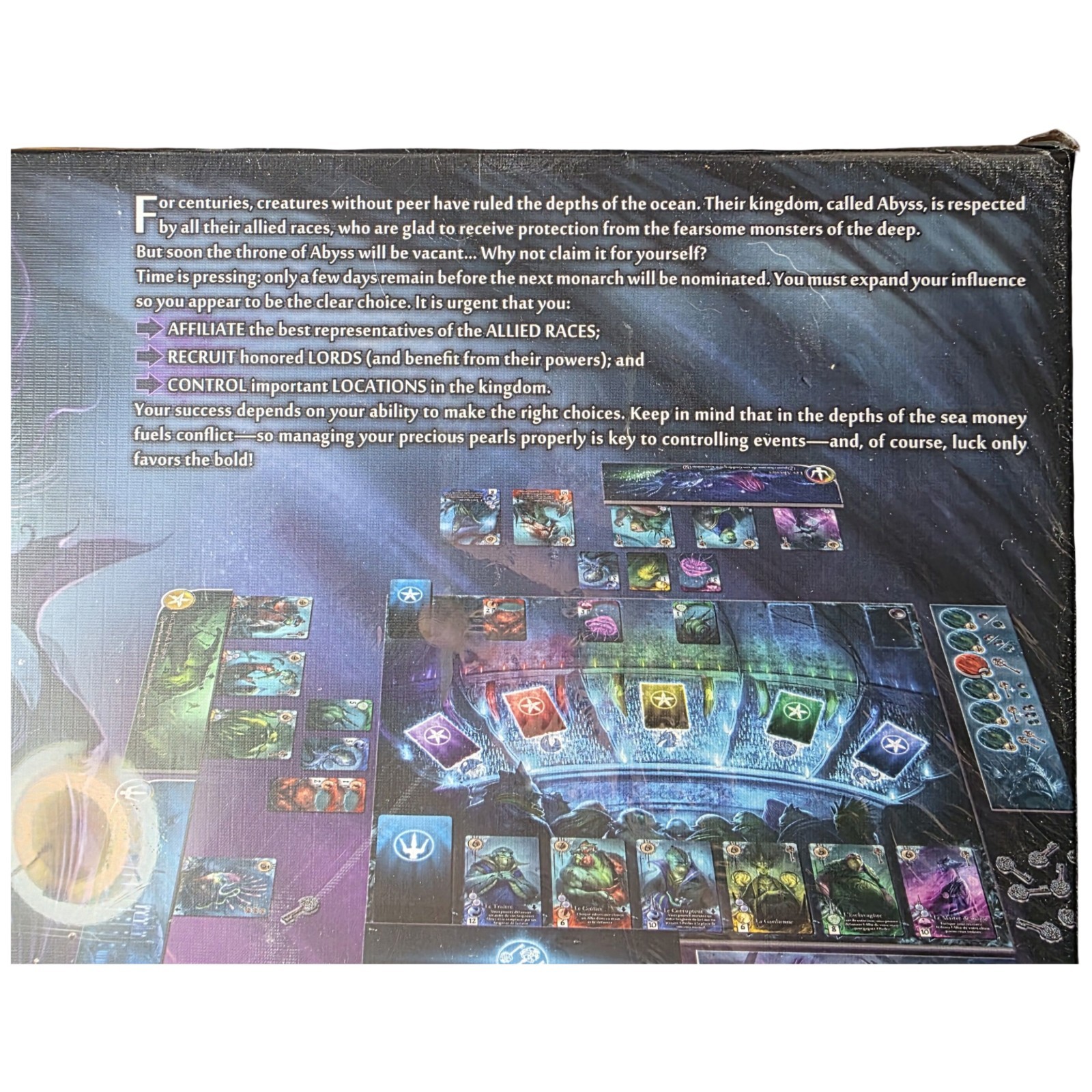 ABYSS Board Game | New Sealed | by Bombyx Luna | Strategy Fantasy Bruno Cathala