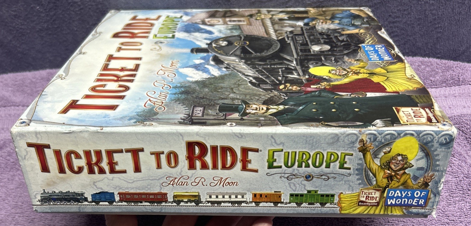 Ticket to Ride Europe Board Game | Alan R. Moon Days of Wonder | NEW Open Box