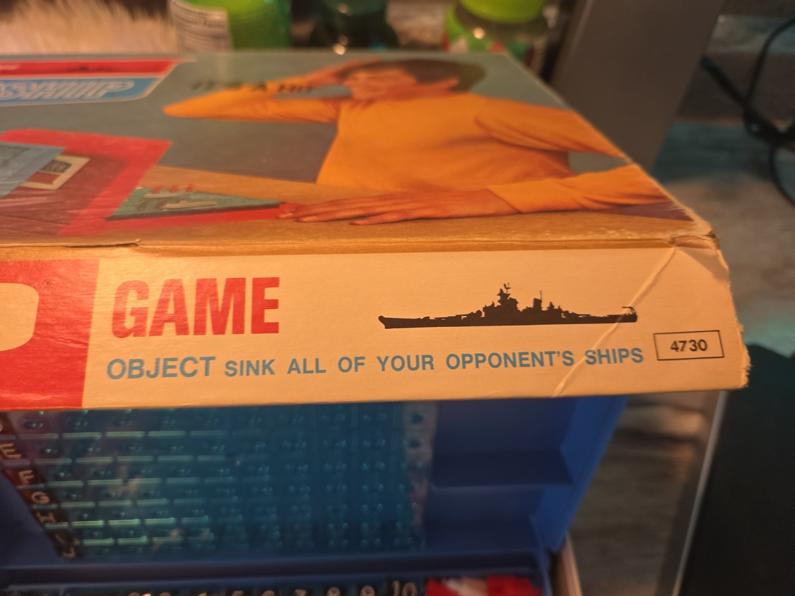 1971 Battleship Game. Vintage RARE