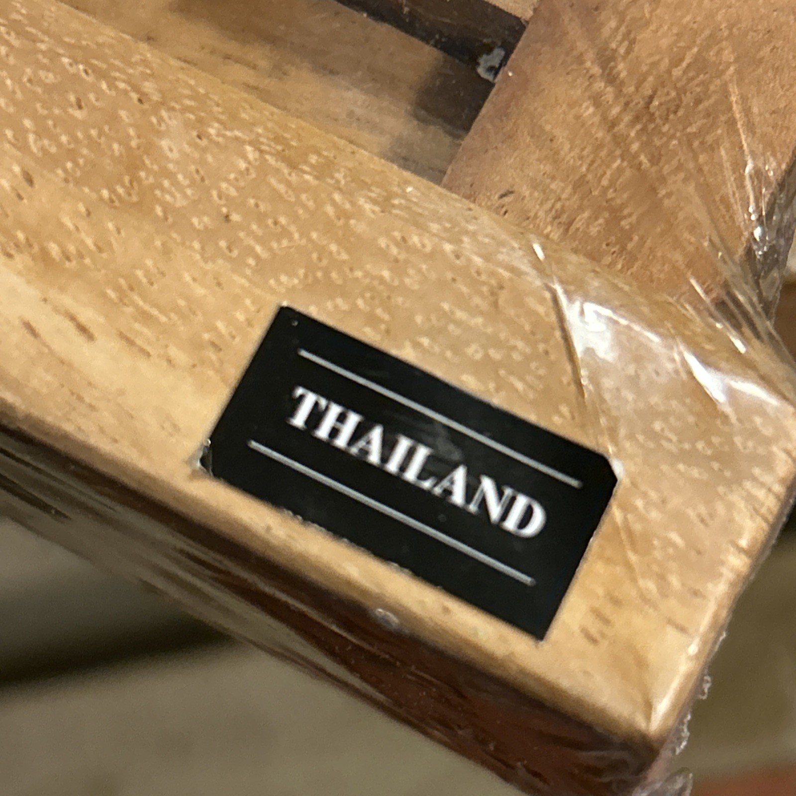 NEW IN WRAPPING Stacking TEAK Wood Block Game 11×8” Thailand